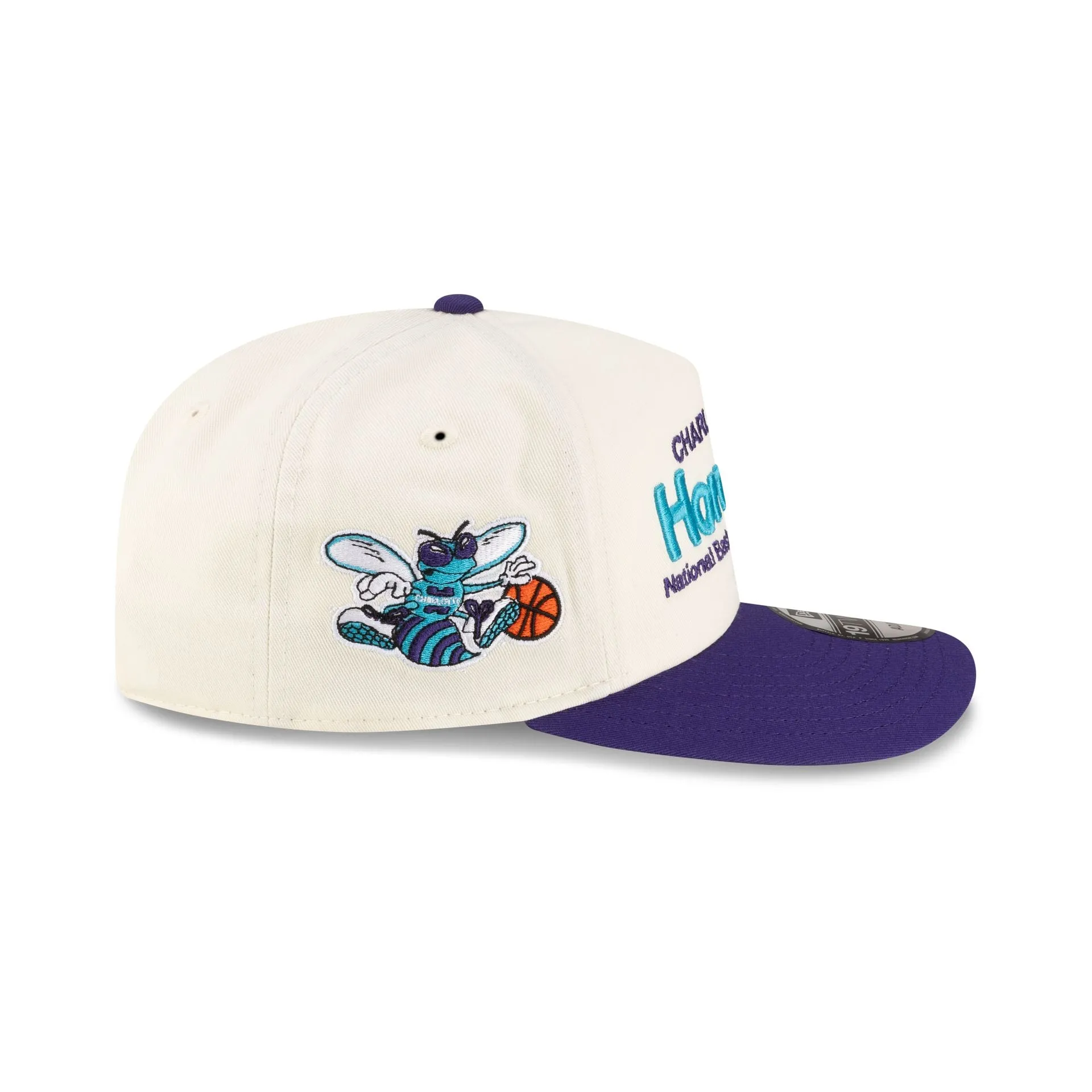 Charlotte Hornets 1988-2002 Hardwood Classics Sign Stack Chrome White 19TWENTY Adjustable Hat sold by New Era product image thumbnail 4