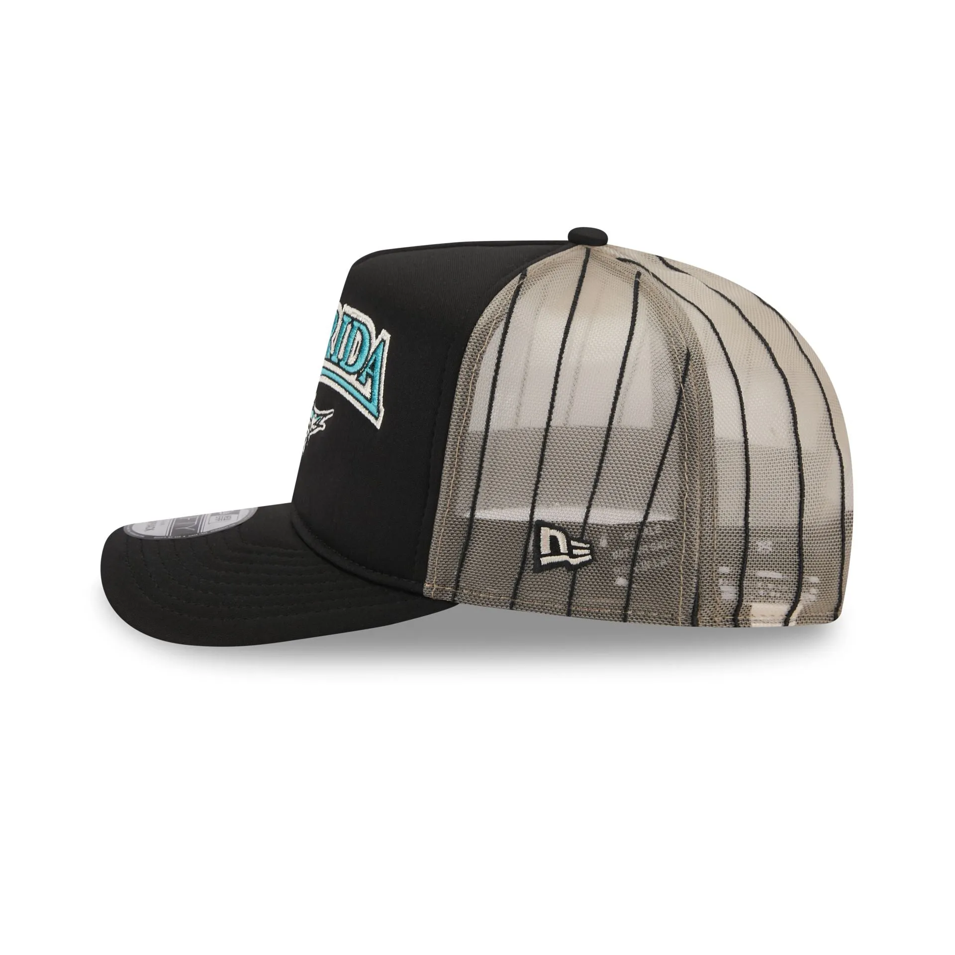 Miami Marlins Arched 9FIFTY A-Frame Trucker Hat sold by New Era product image thumbnail 4
