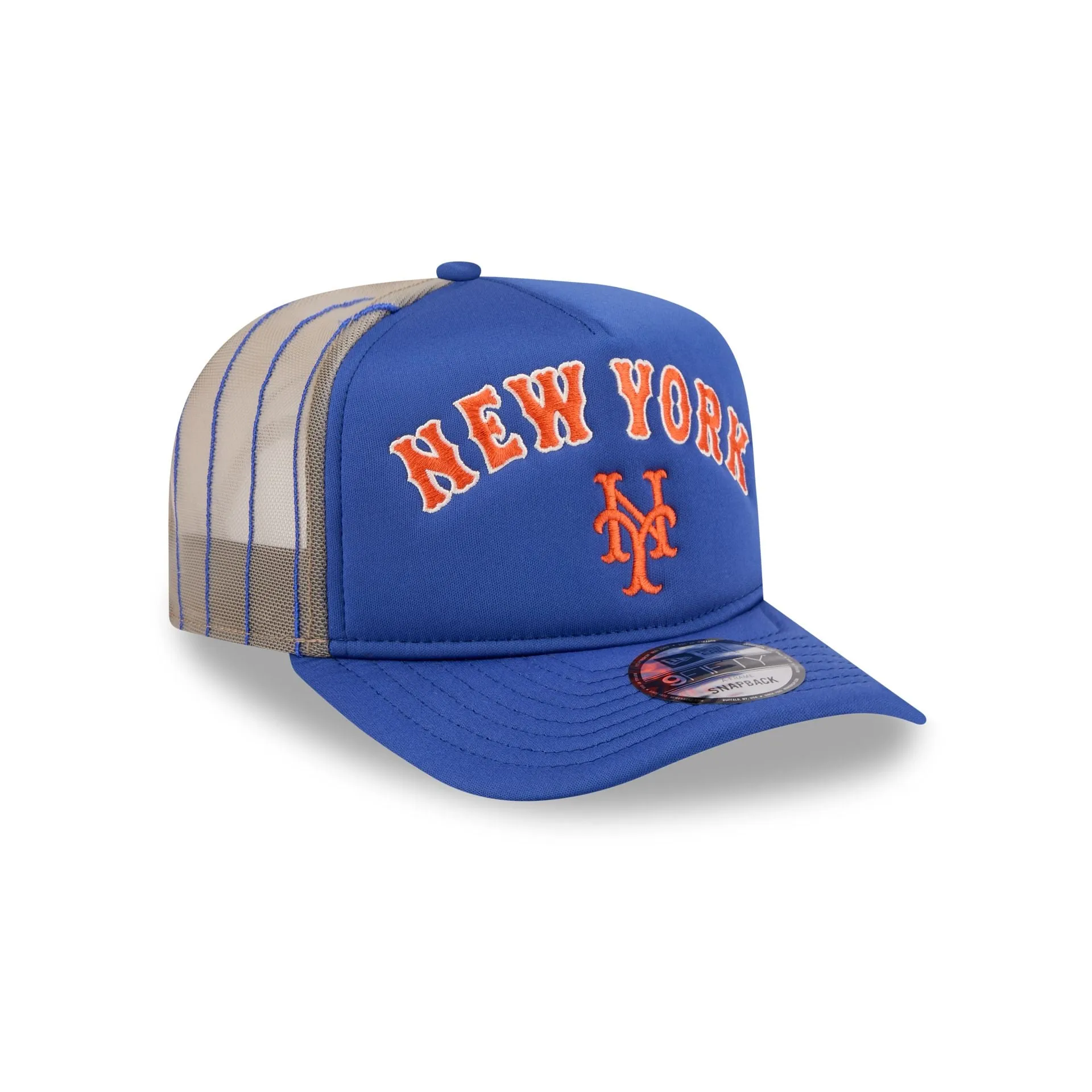 New York Mets Arched 9FIFTY A-Frame Trucker Hat sold by New Era product image thumbnail 3