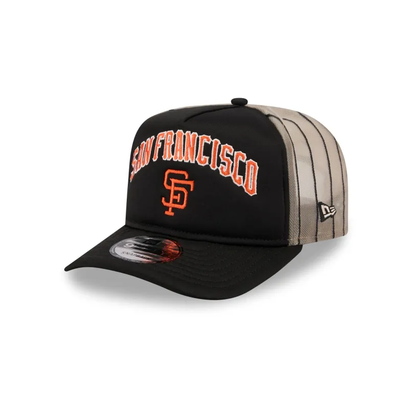 San Francisco Giants Arched 9FIFTY A-Frame Trucker Hat made by New Era