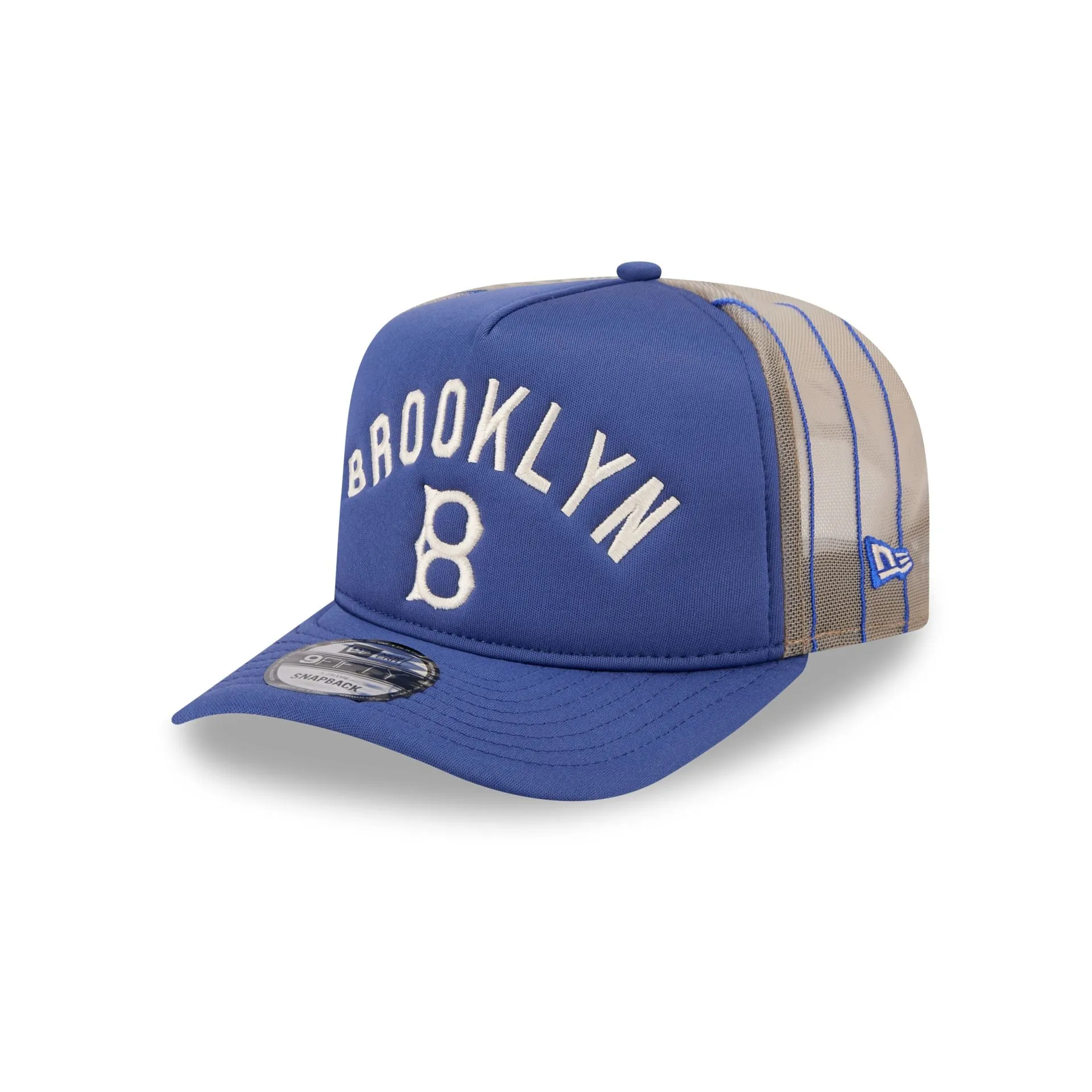 Los Angeles Dodgers Arched 9FIFTY A-Frame Trucker Hat sold by New Era