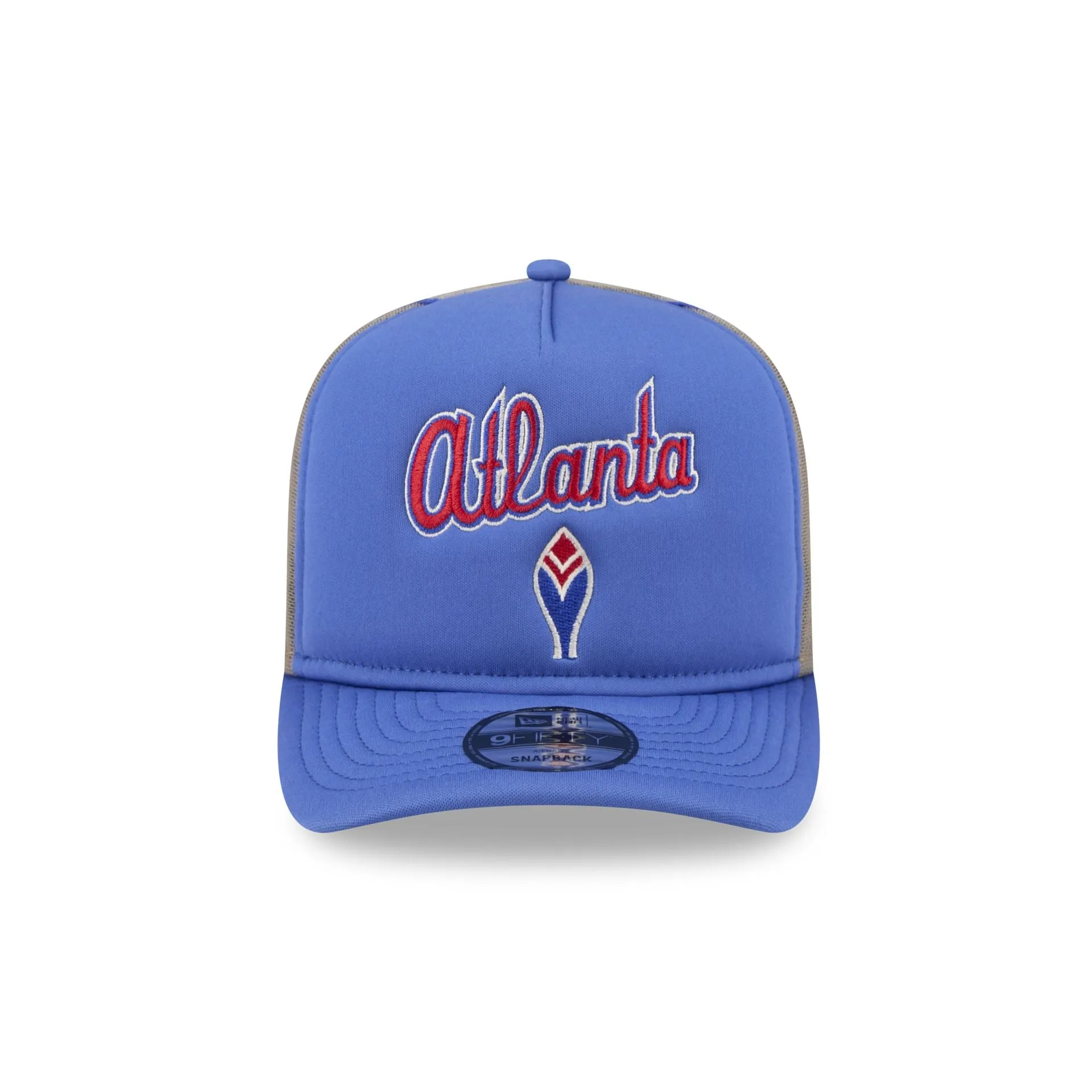Atlanta Braves Arched 9FIFTY A-Frame Trucker Hat sold by New Era product image thumbnail 2