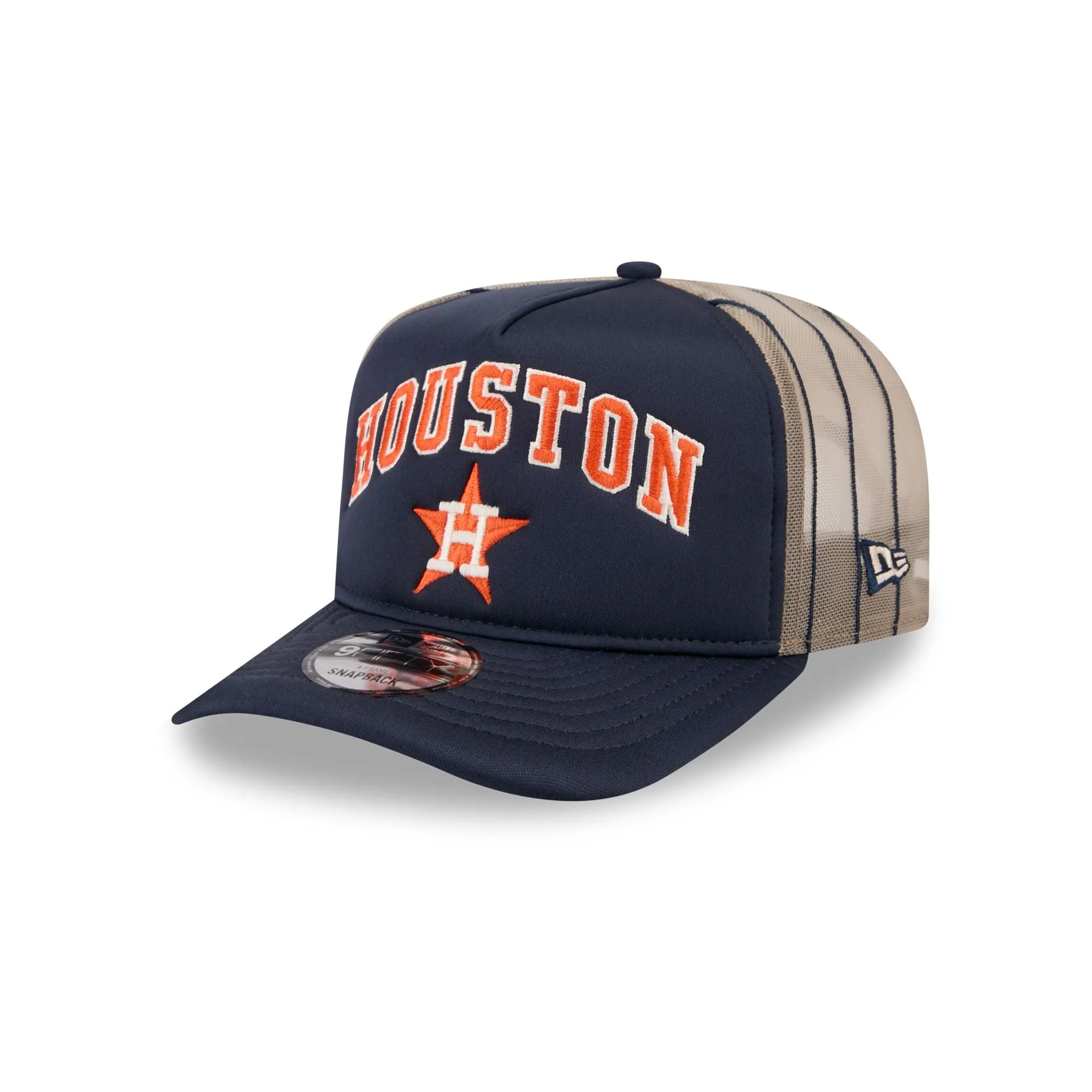 Houston Astros Arched 9FIFTY A-Frame Trucker Hat sold by New Era