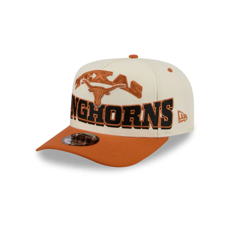 Texas Longhorns March Madness Chrome 9FIFTY A-Frame Snapback Hat sold by New Era