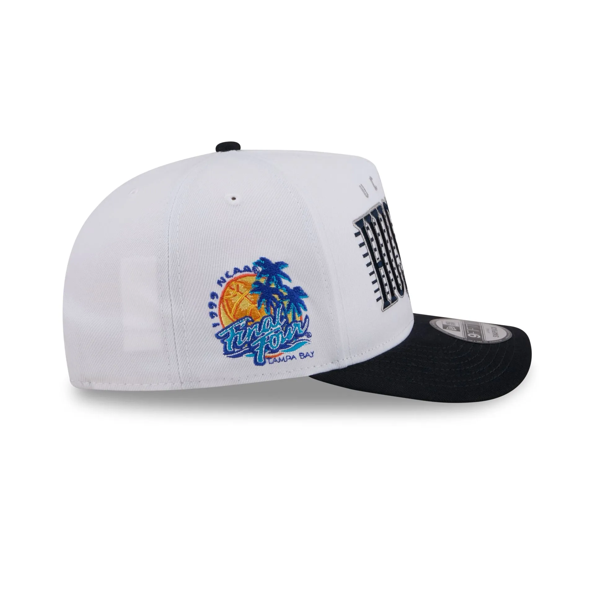 Connecticut Huskies March Madness College Vault White 9FIFTY A-Frame Snapback Hat sold by New Era product image thumbnail 4