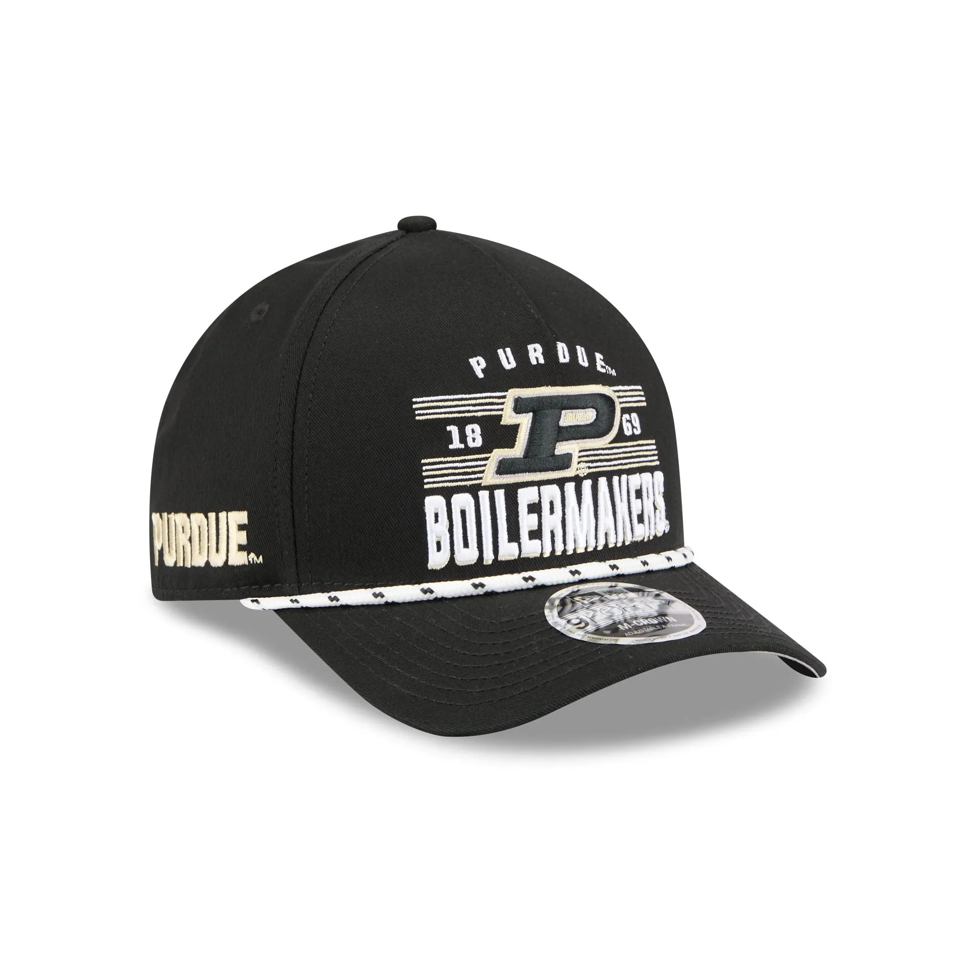 Purdue Boilermakers March Madness 9FORTY M-Crown A-Frame Snapback Hat sold by New Era