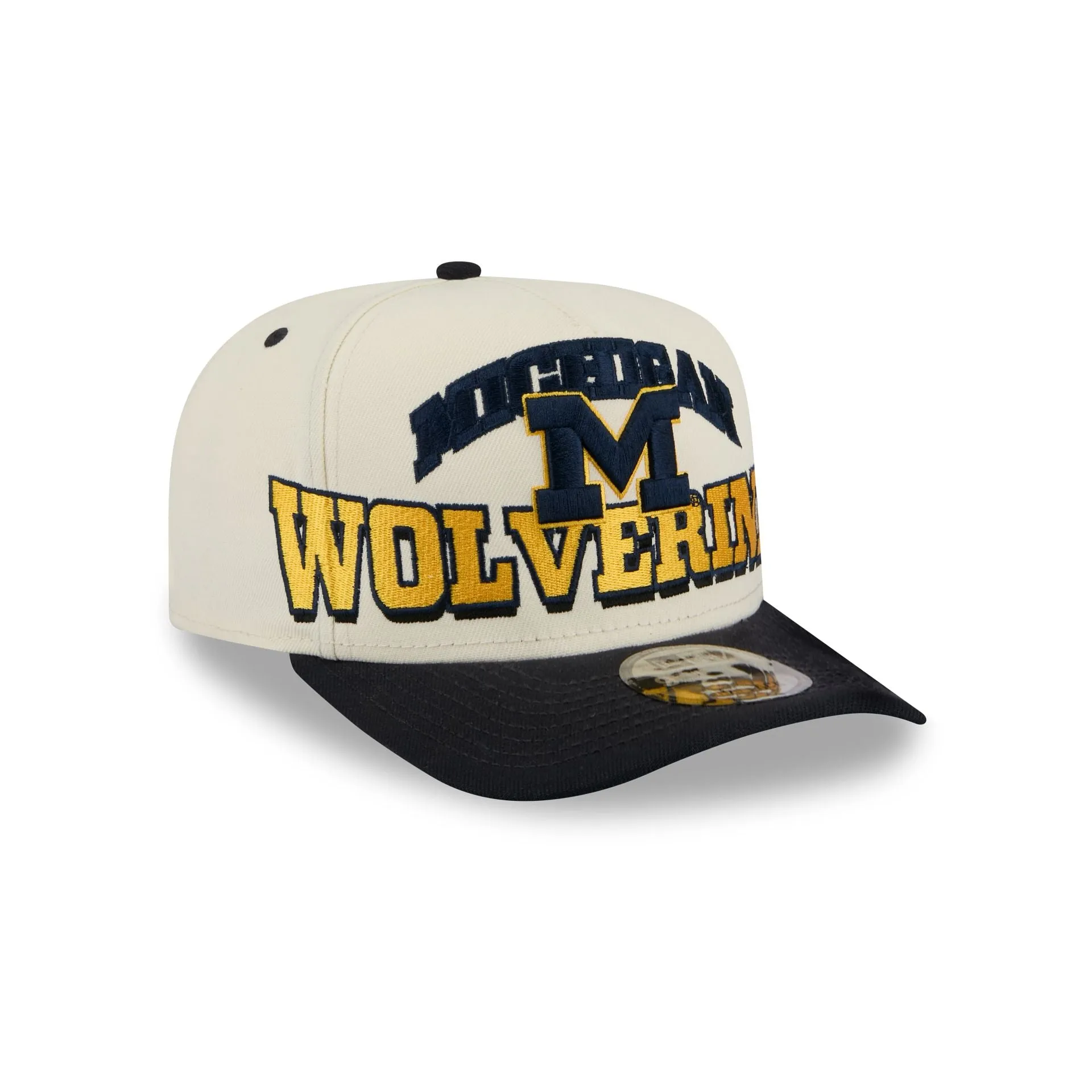 Michigan Wolverines March Madness Chrome 9FIFTY A-Frame Snapback Hat sold by New Era product image thumbnail 3