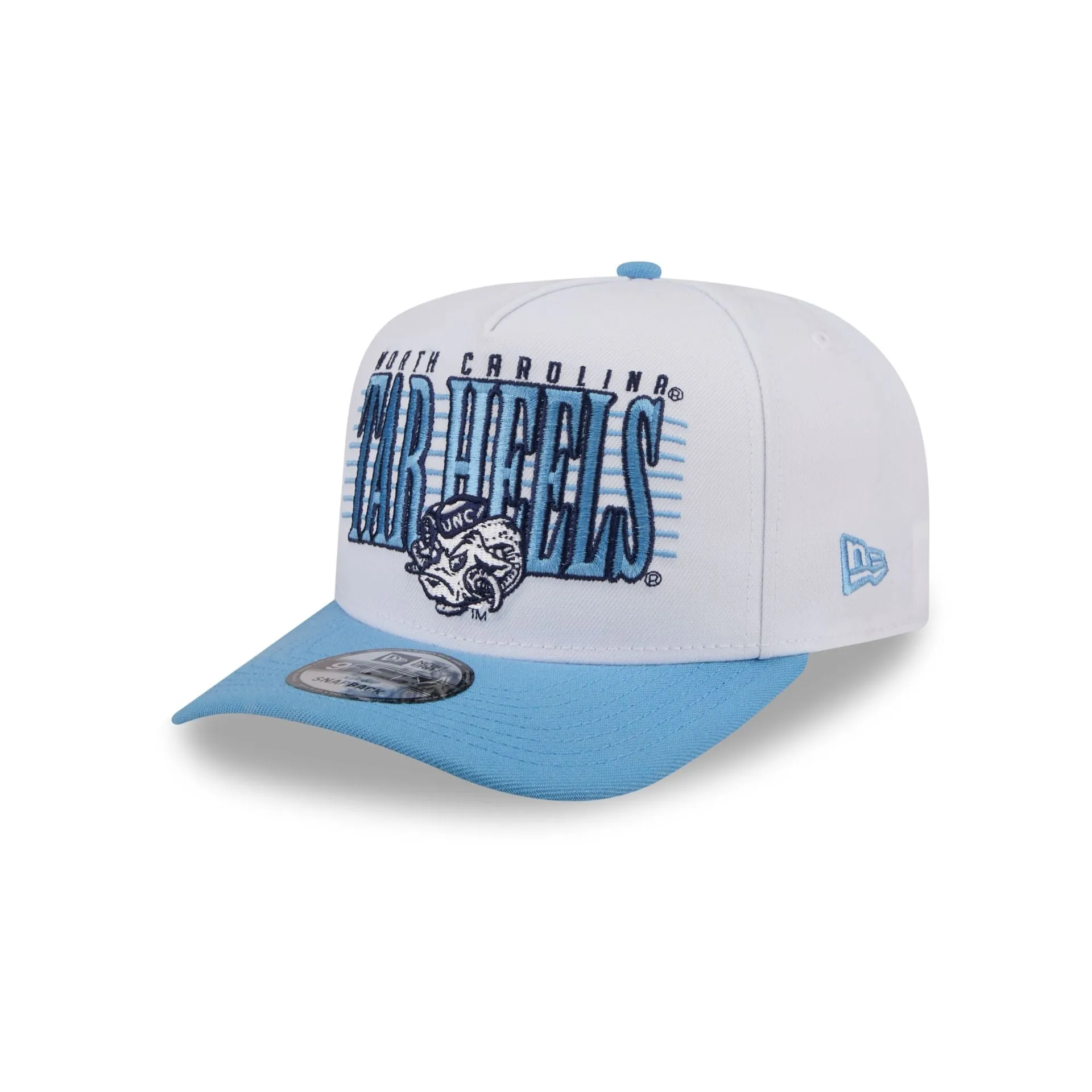 North Carolina Tar Heels March Madness College Vault White 9FIFTY A-Frame Snapback Hat sold by New Era product image thumbnail 3