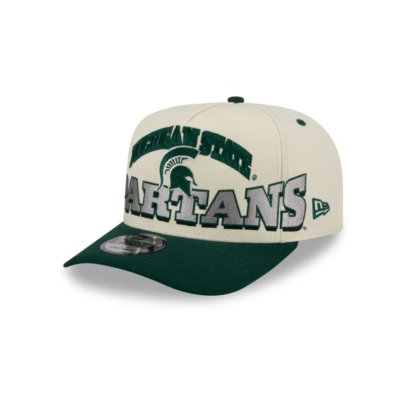 Michigan State Spartans March Madness Chrome 9FIFTY A-Frame Snapback Hat sold by New Era