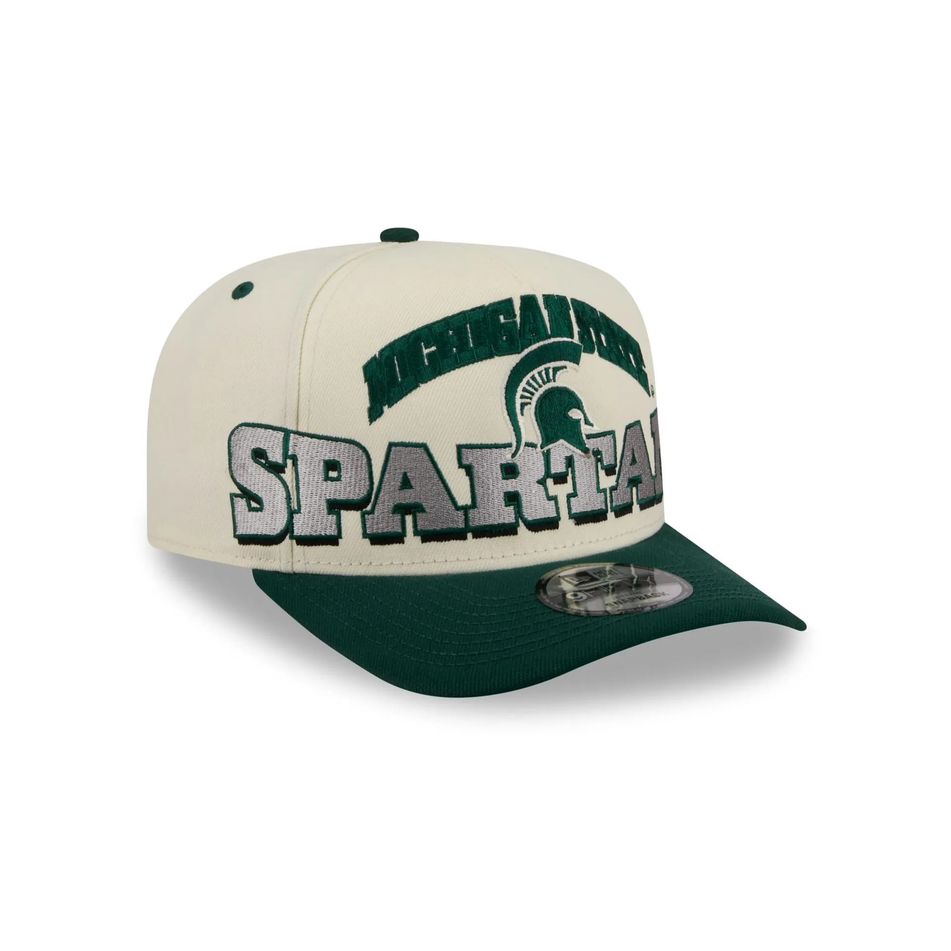 Michigan State Spartans March Madness Chrome 9FIFTY A-Frame Snapback Hat sold by New Era product image thumbnail 3