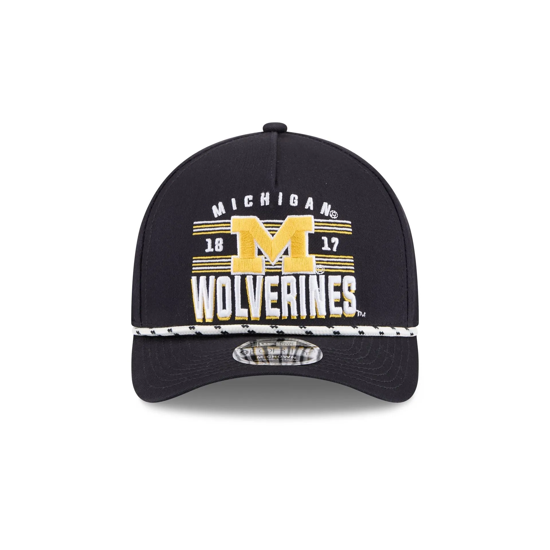Michigan Wolverines March Madness 9FORTY M-Crown A-Frame Snapback Hat sold by New Era product image thumbnail 2