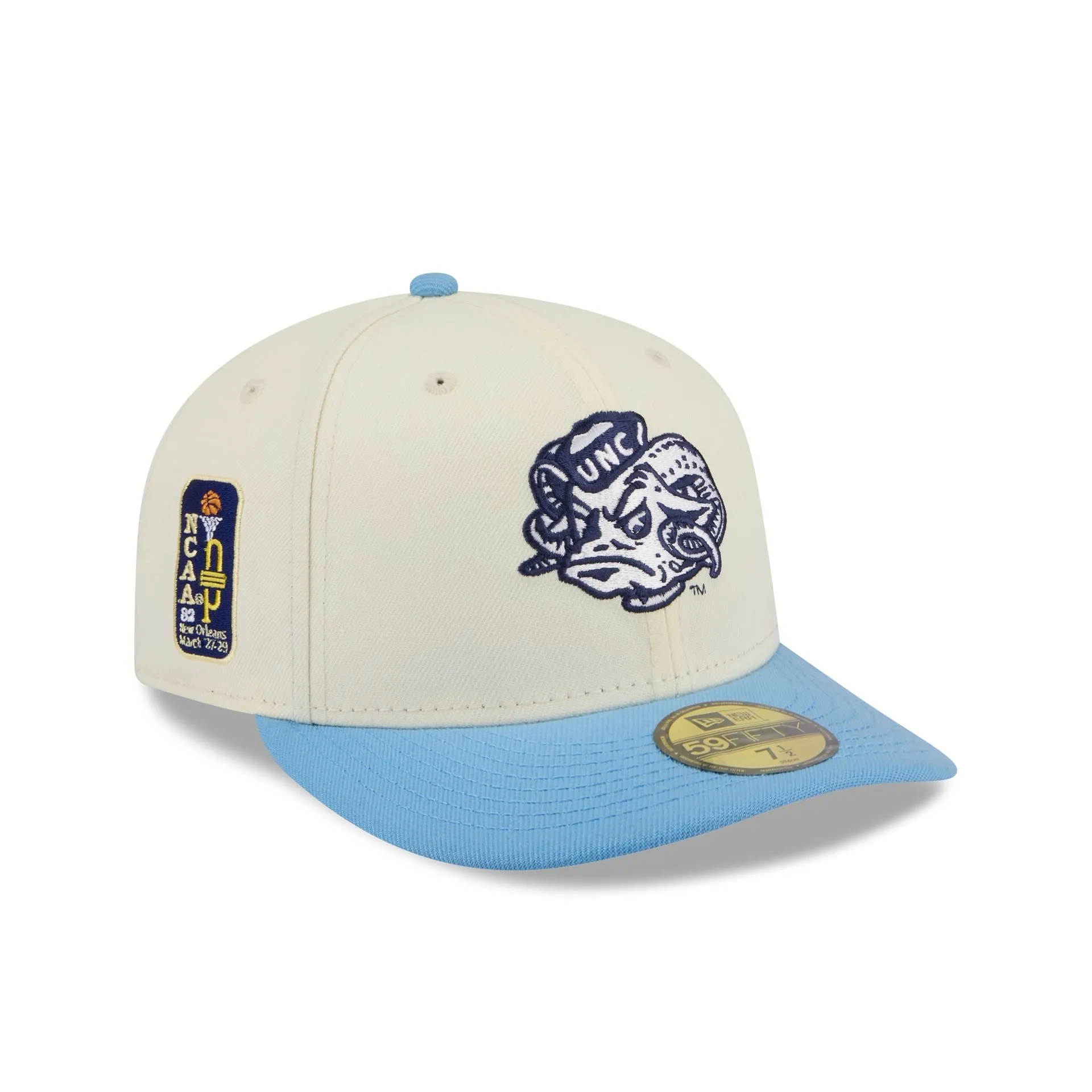 North Carolina Tar Heels 1982 March Madness College Vault Chrome 59FIFTY Fitted Hat sold by New Era