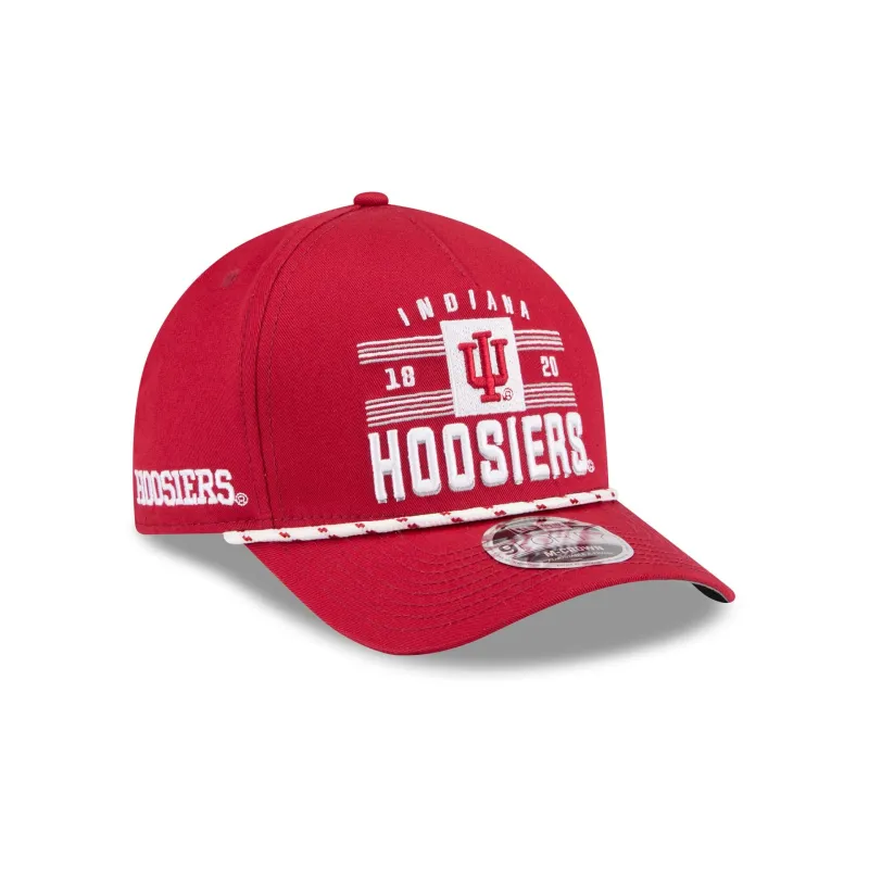 Indiana Hoosiers March Madness 9FORTY M-Crown A-Frame Snapback Hat made by New Era