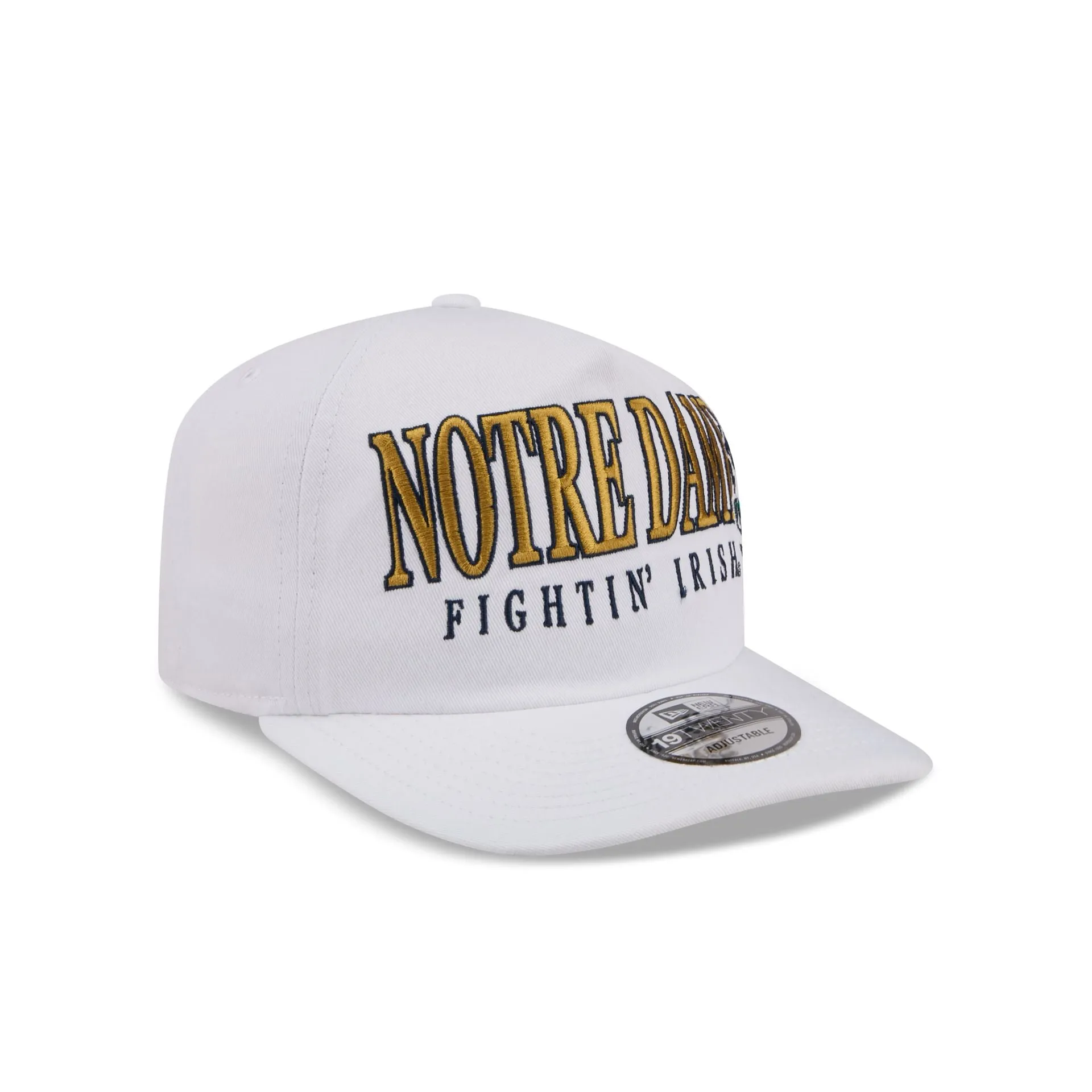 Notre Dame Fighting Irish March Madness White 19TWENTY Snapback Hat sold by New Era product image thumbnail 3