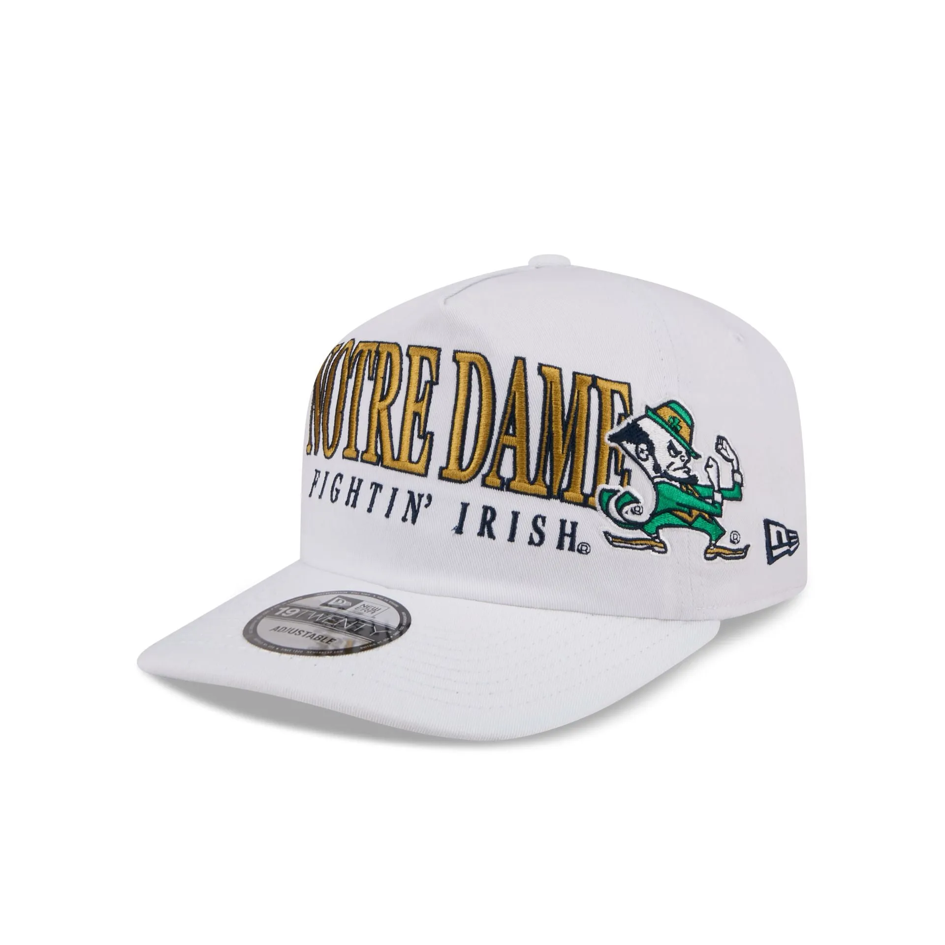 Notre Dame Fighting Irish March Madness White 19TWENTY Snapback Hat sold by New Era