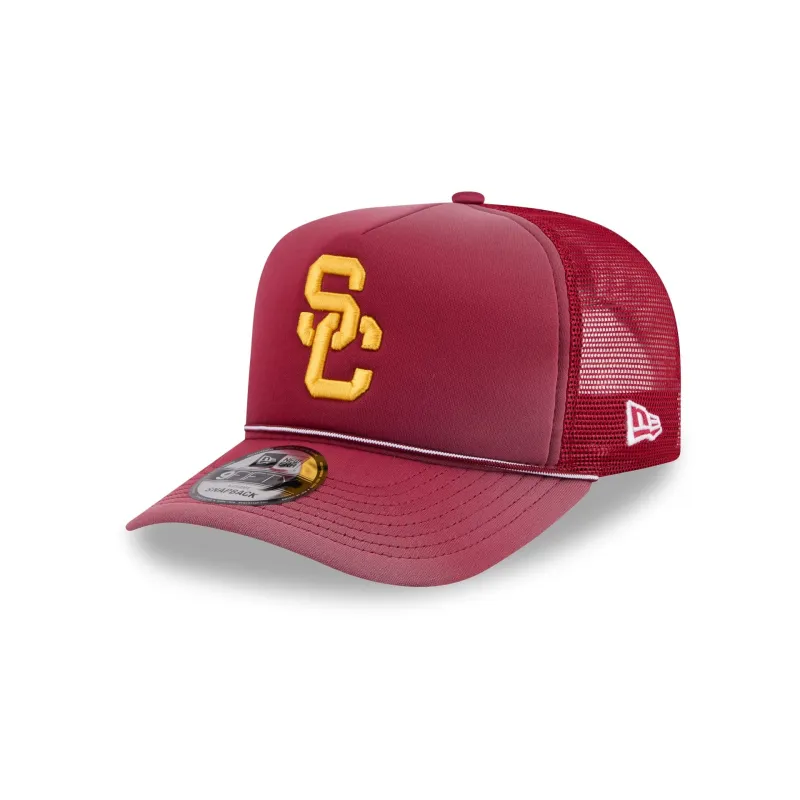 USC Trojans Worn 9FIFTY A-Frame Trucker Hat made by New Era