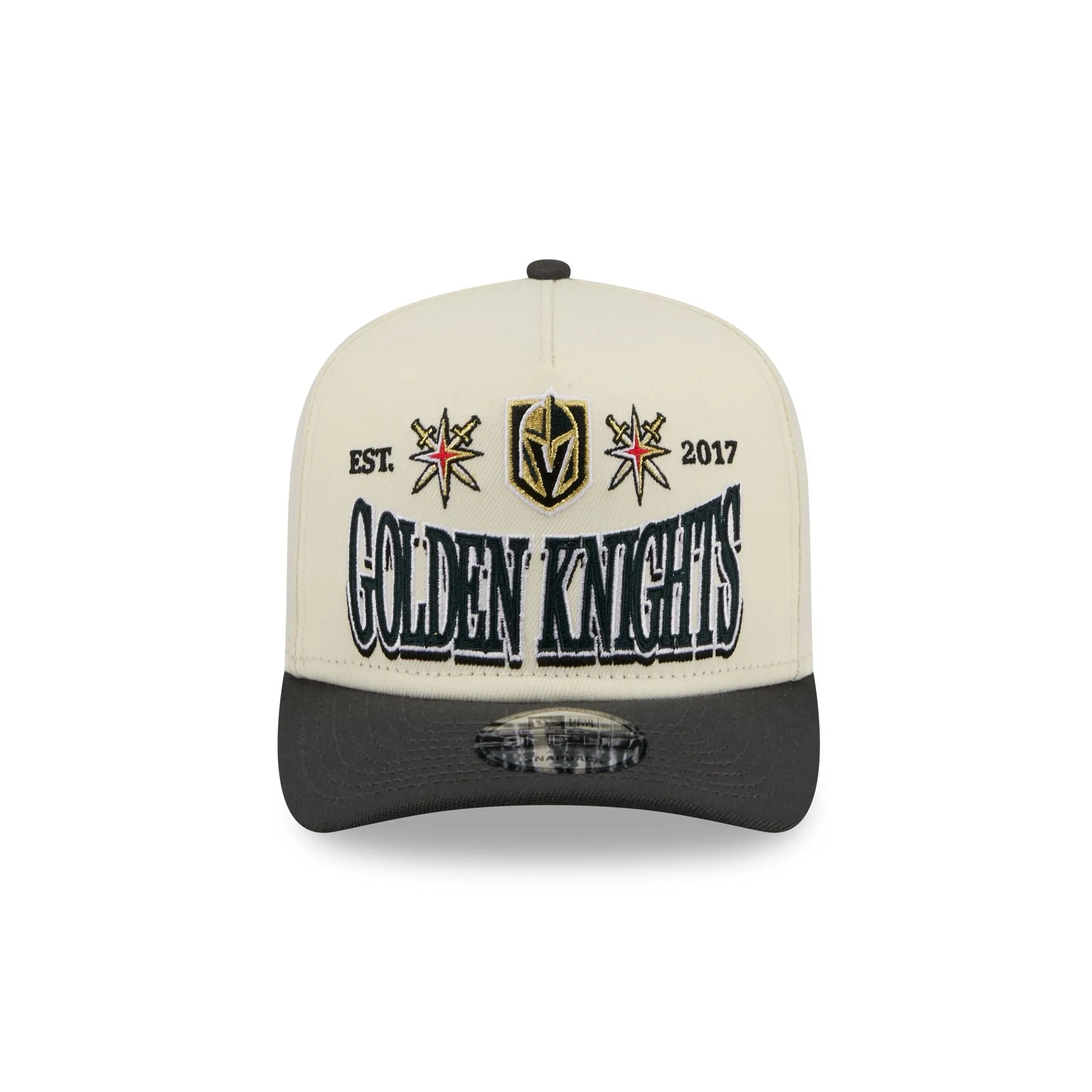 Vegas Golden Knights Three Hit Chrome White 9FIFTY A-Frame Snapback Hat sold by New Era product image thumbnail 2