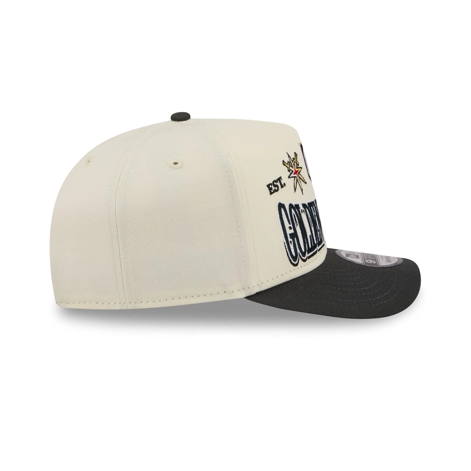 Vegas Golden Knights Three Hit Chrome White 9FIFTY A-Frame Snapback Hat sold by New Era product image thumbnail 5