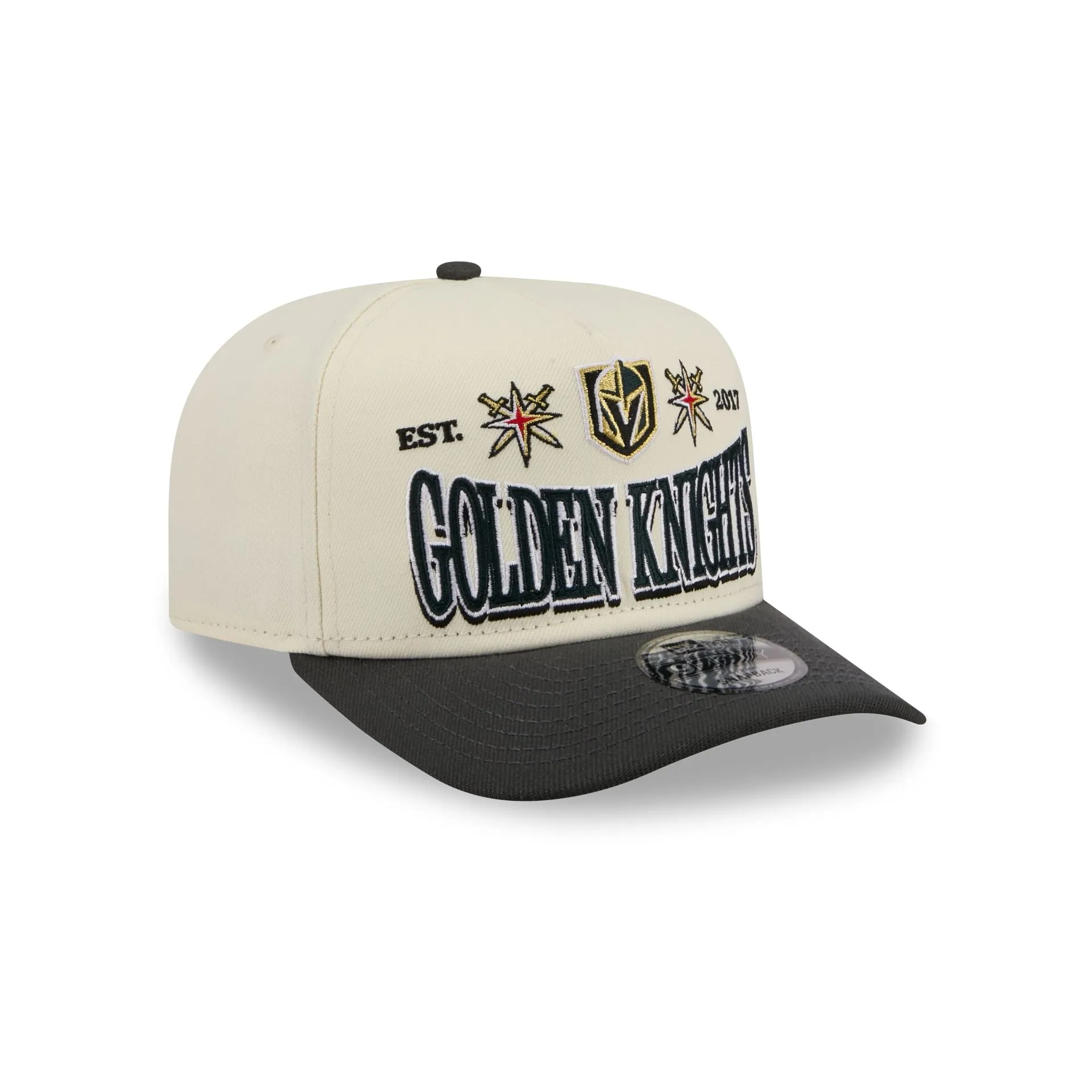 Vegas Golden Knights Three Hit Chrome White 9FIFTY A-Frame Snapback Hat sold by New Era product image thumbnail 3