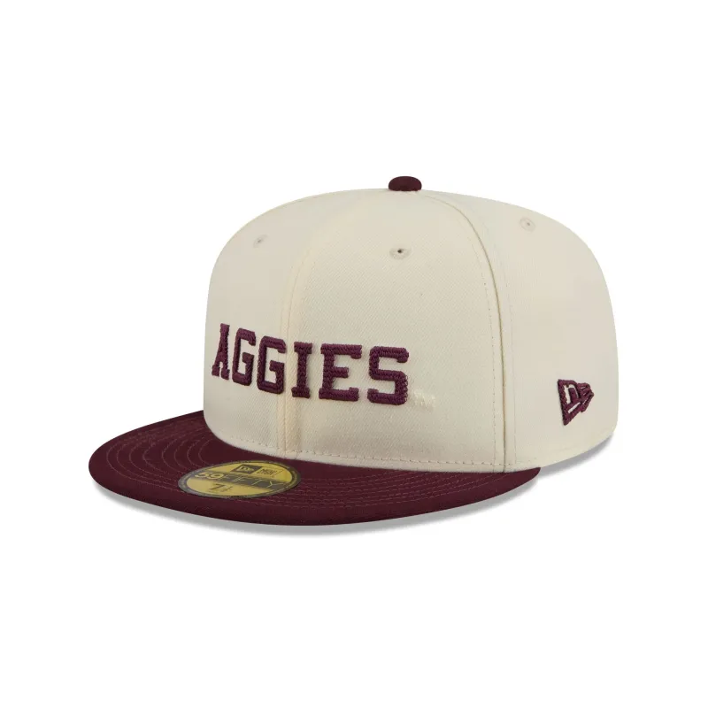 Texas A&M Aggies Two Tone Stitch 59FIFTY Fitted Hat made by New Era