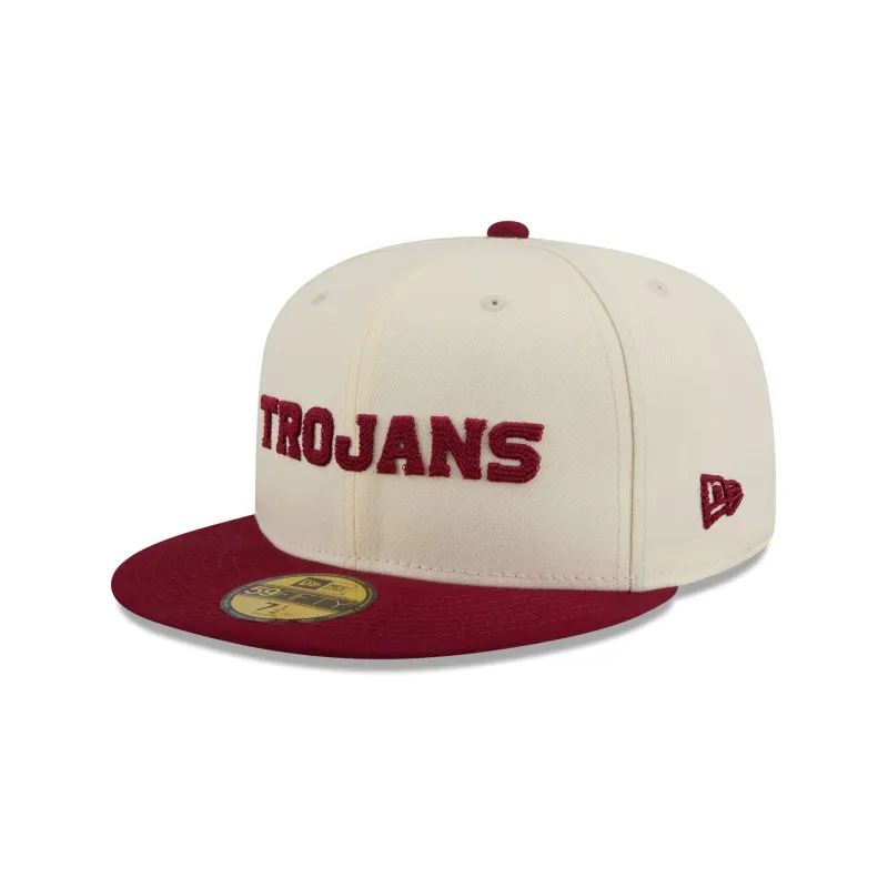 USC Trojans Two Tone Stitch 59FIFTY Fitted Hat made by New Era