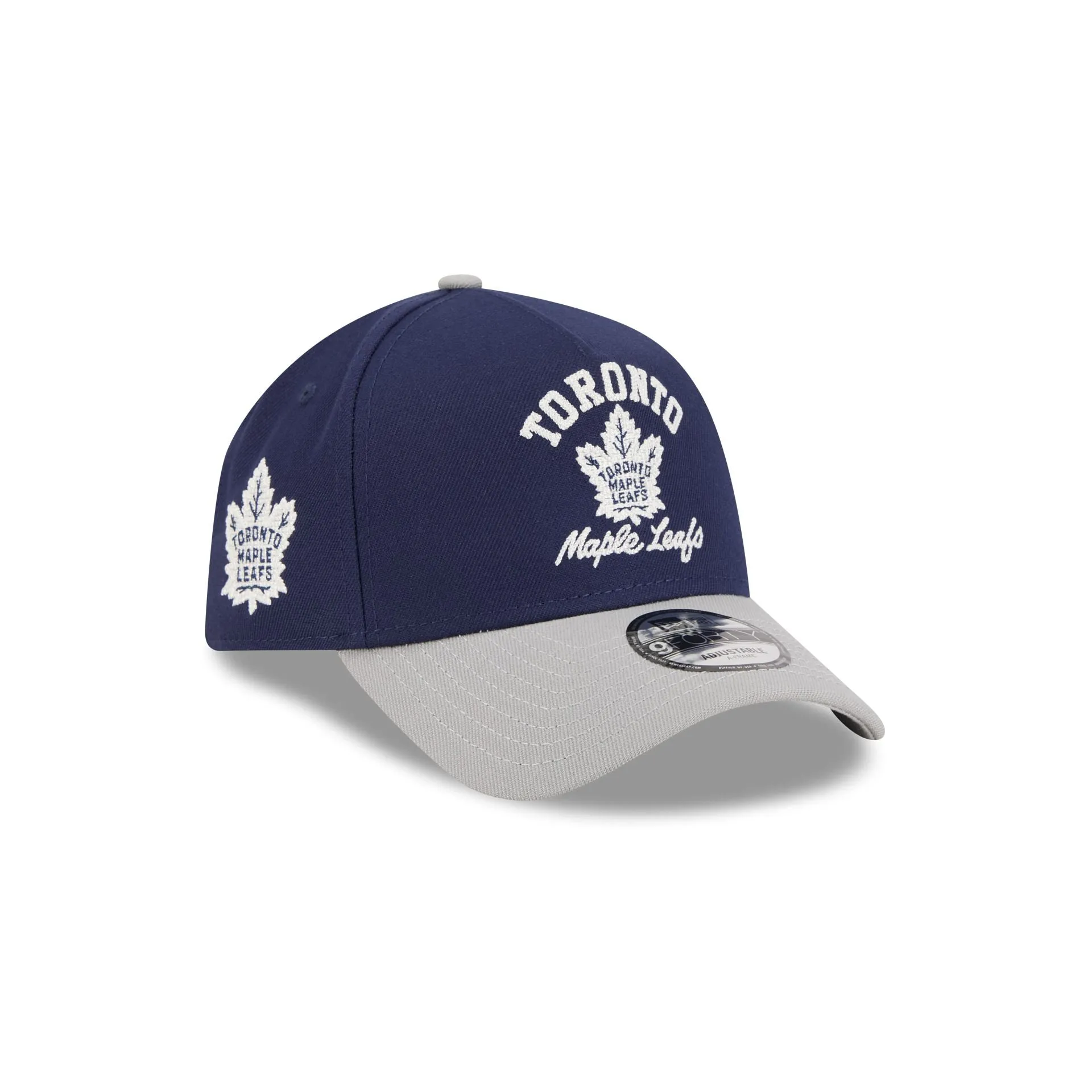 Toronto Maple Leafs Arched 9FORTY A-Frame Snapback Hat sold by New Era