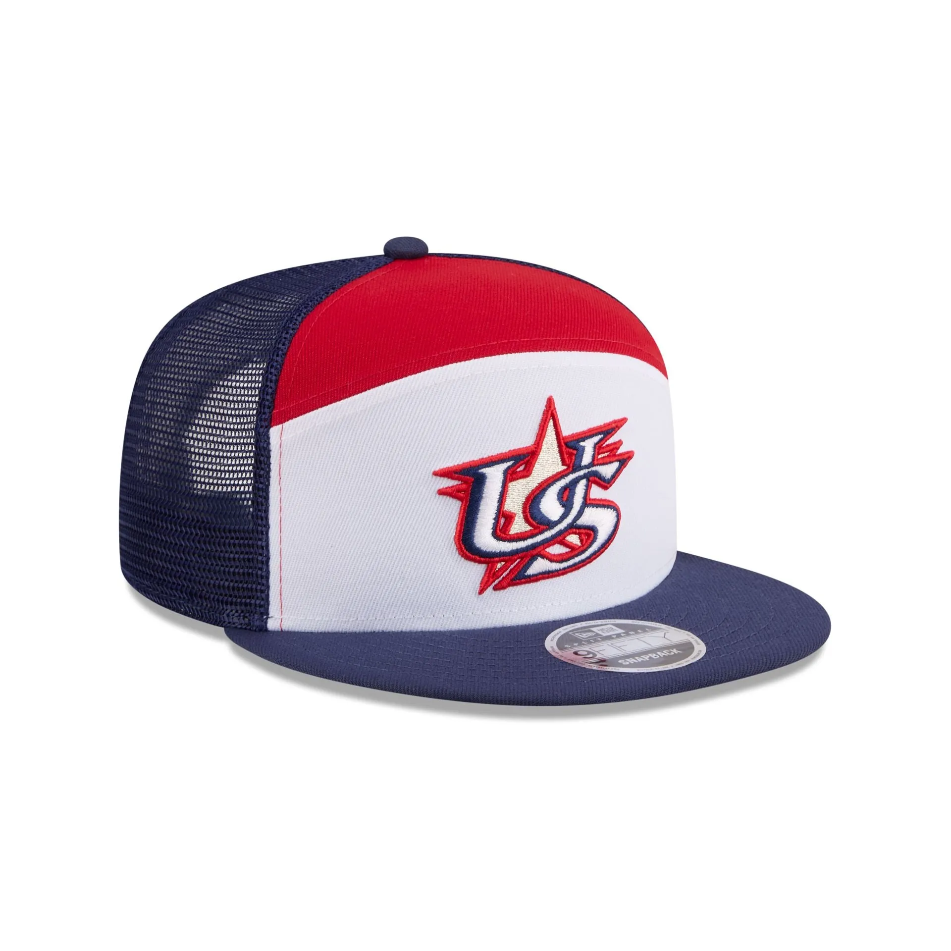 USA Block Split Panel 9FIFTY Trucker Hat sold by New Era product image thumbnail 3