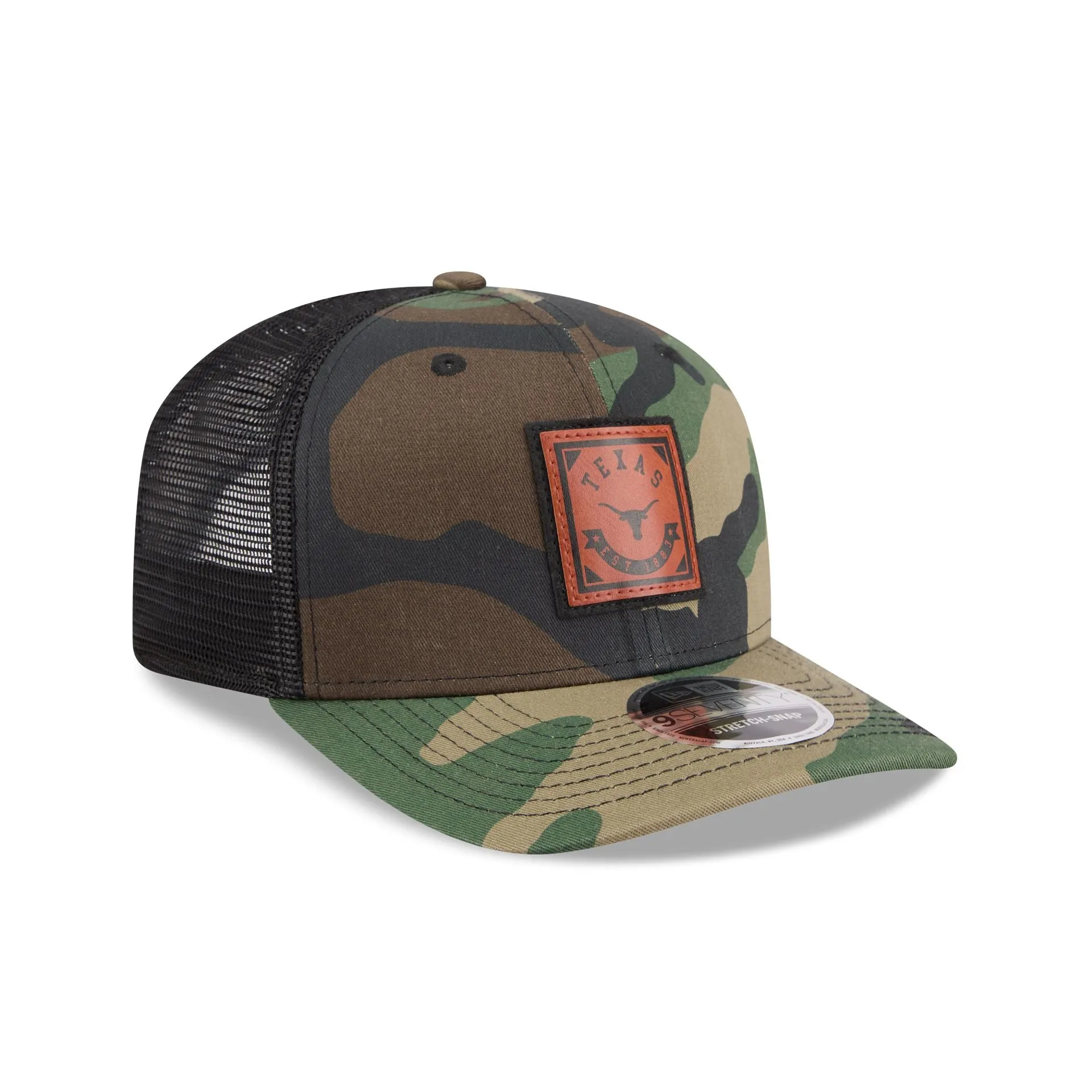 Texas Longhorns Camo Canvas 9SEVENTY Trucker Hat sold by New Era product image thumbnail 3