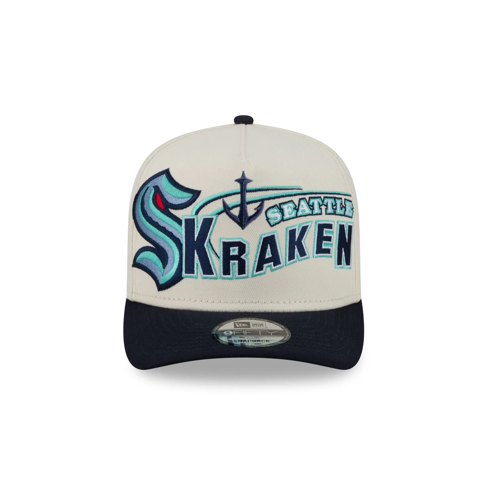 Seattle Kraken Chrome White Classic 9FIFTY A-Frame Snapback Hat sold by New Era product image thumbnail 2