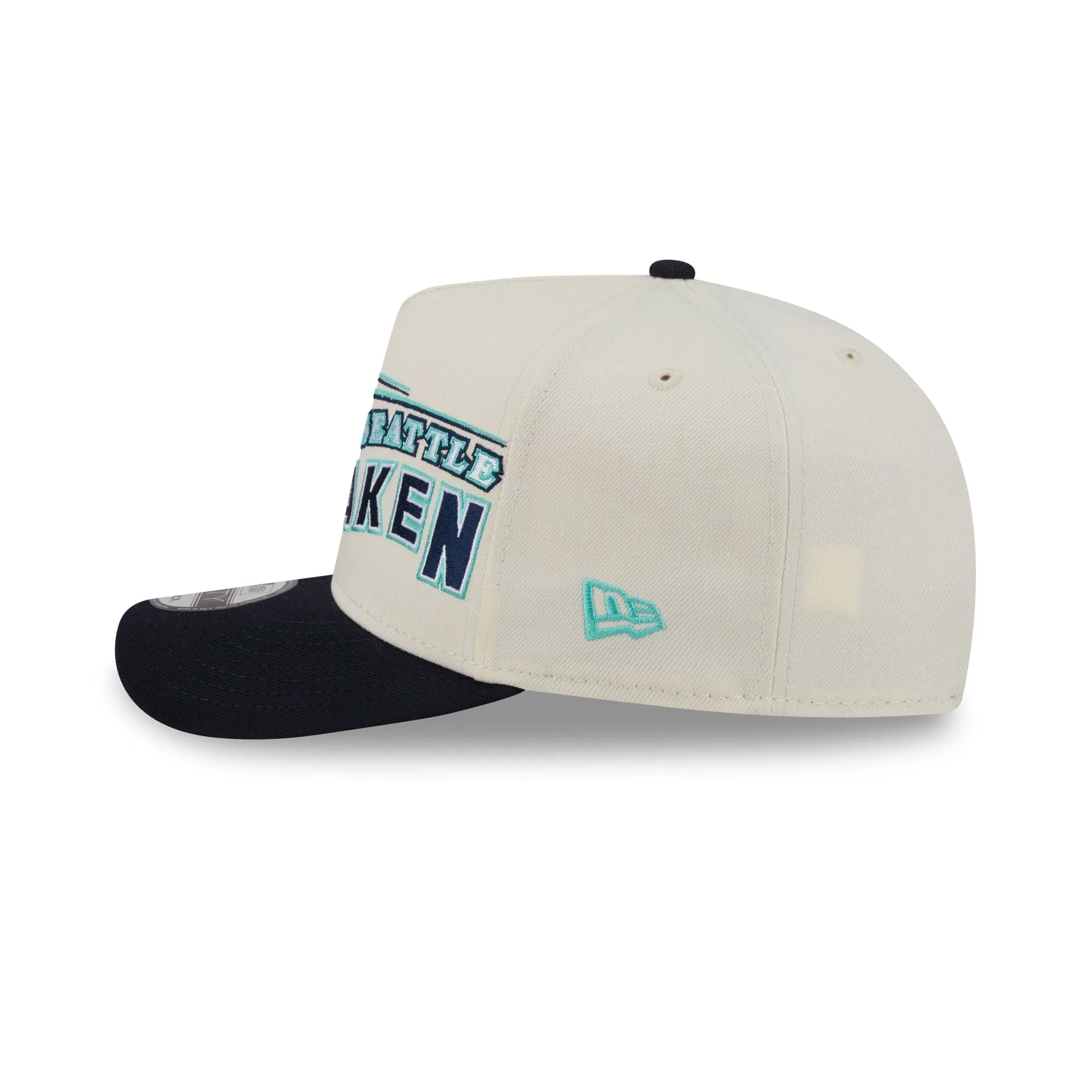 Seattle Kraken Chrome White Classic 9FIFTY A-Frame Snapback Hat sold by New Era product image thumbnail 4
