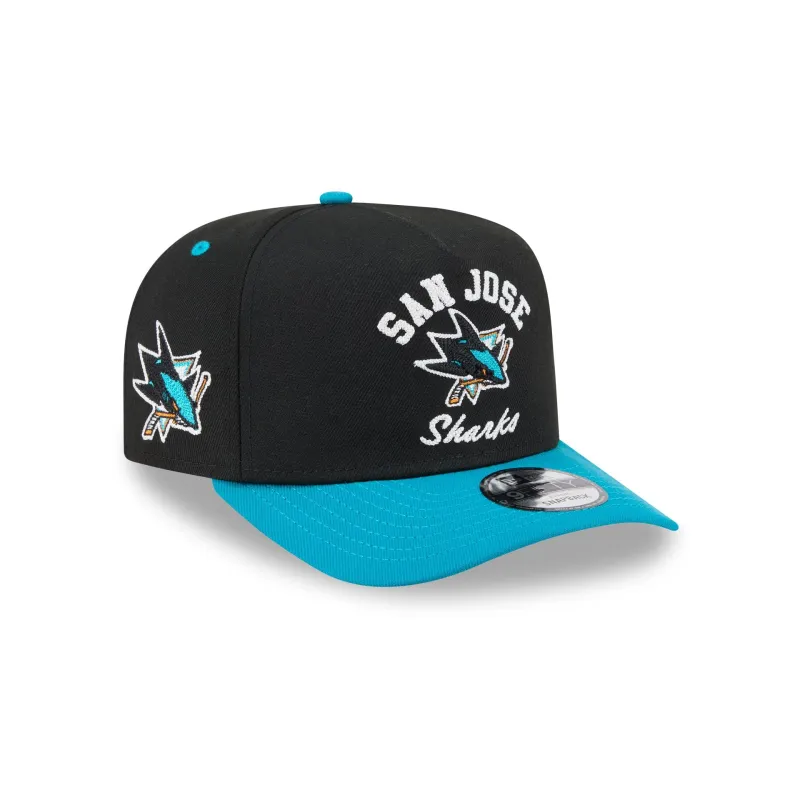 San Jose Sharks Arched 9FIFTY A-Frame Snapback Hat made by New Era