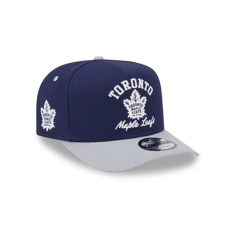 Toronto Maple Leafs Arched 9FIFTY A-Frame Snapback Hat made by New Era