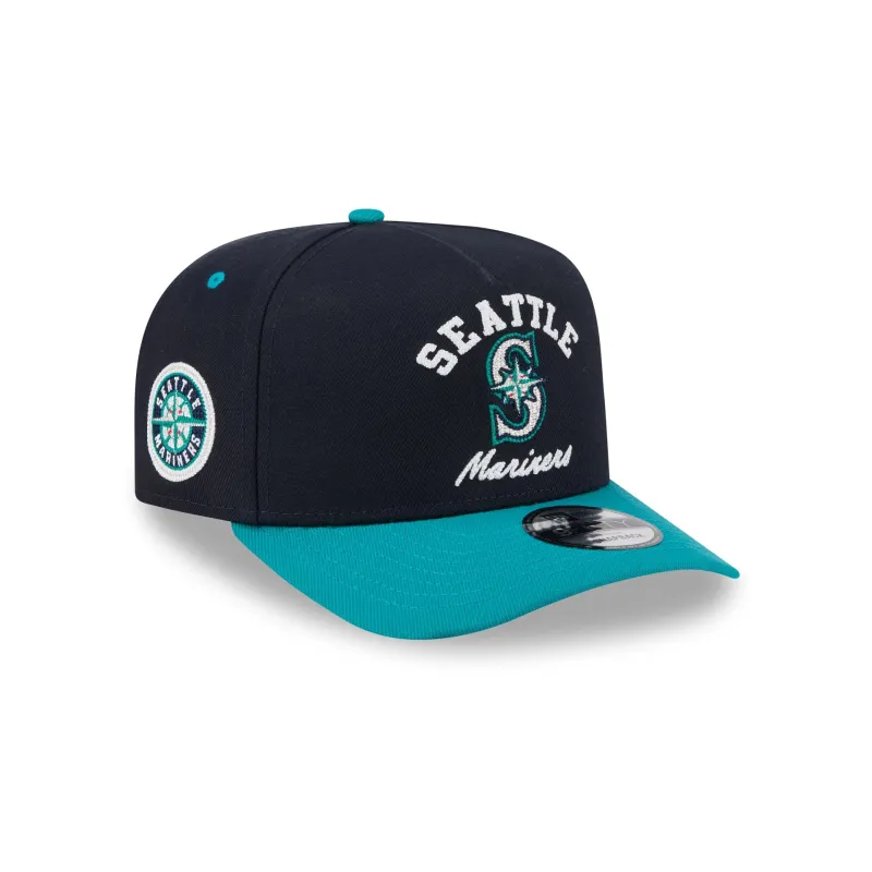 Seattle Mariners Arched 9FIFTY A-Frame Snapback Hat made by New Era