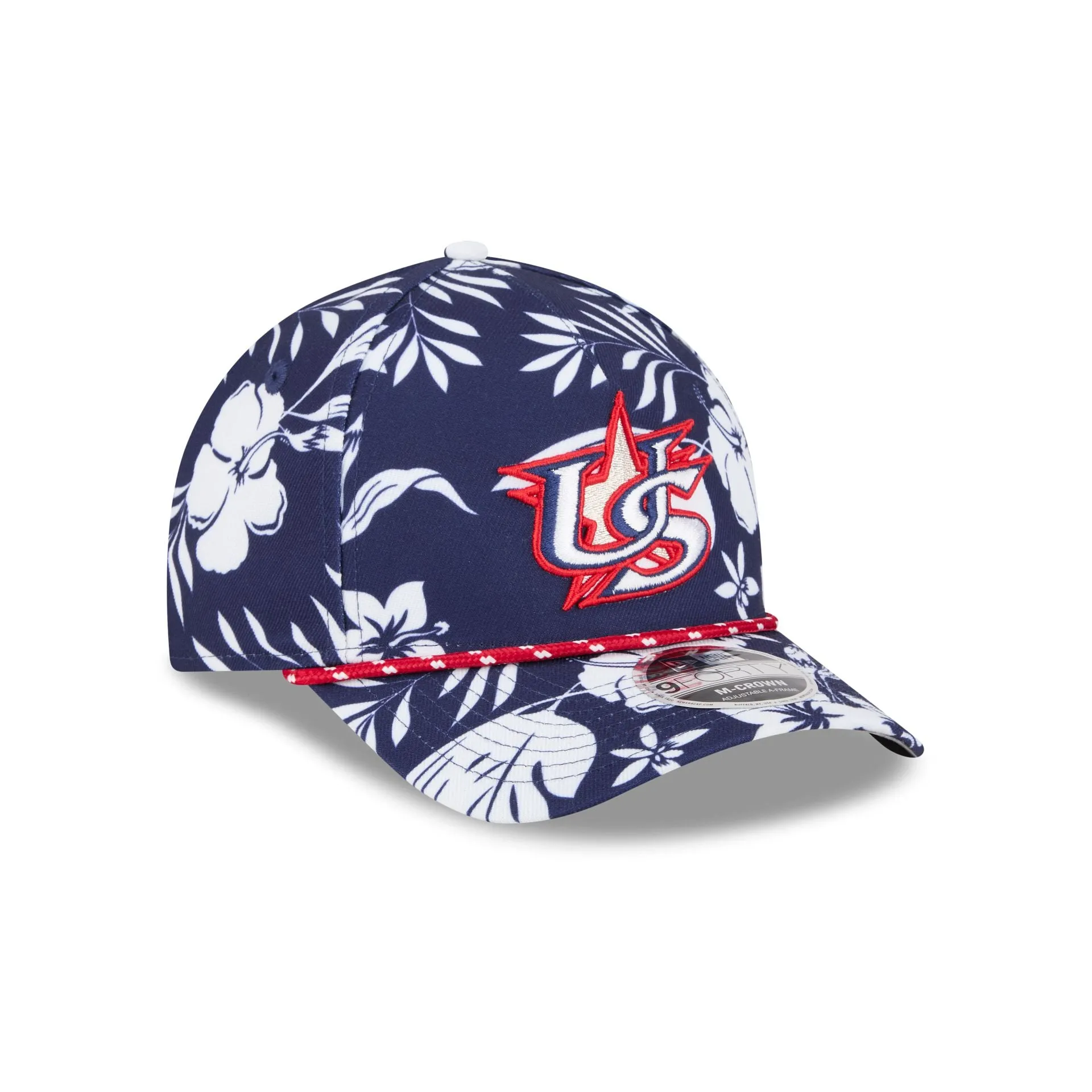 USA Floral 9FORTY M-Crown A-Frame Snapback Hat sold by New Era product image thumbnail 3