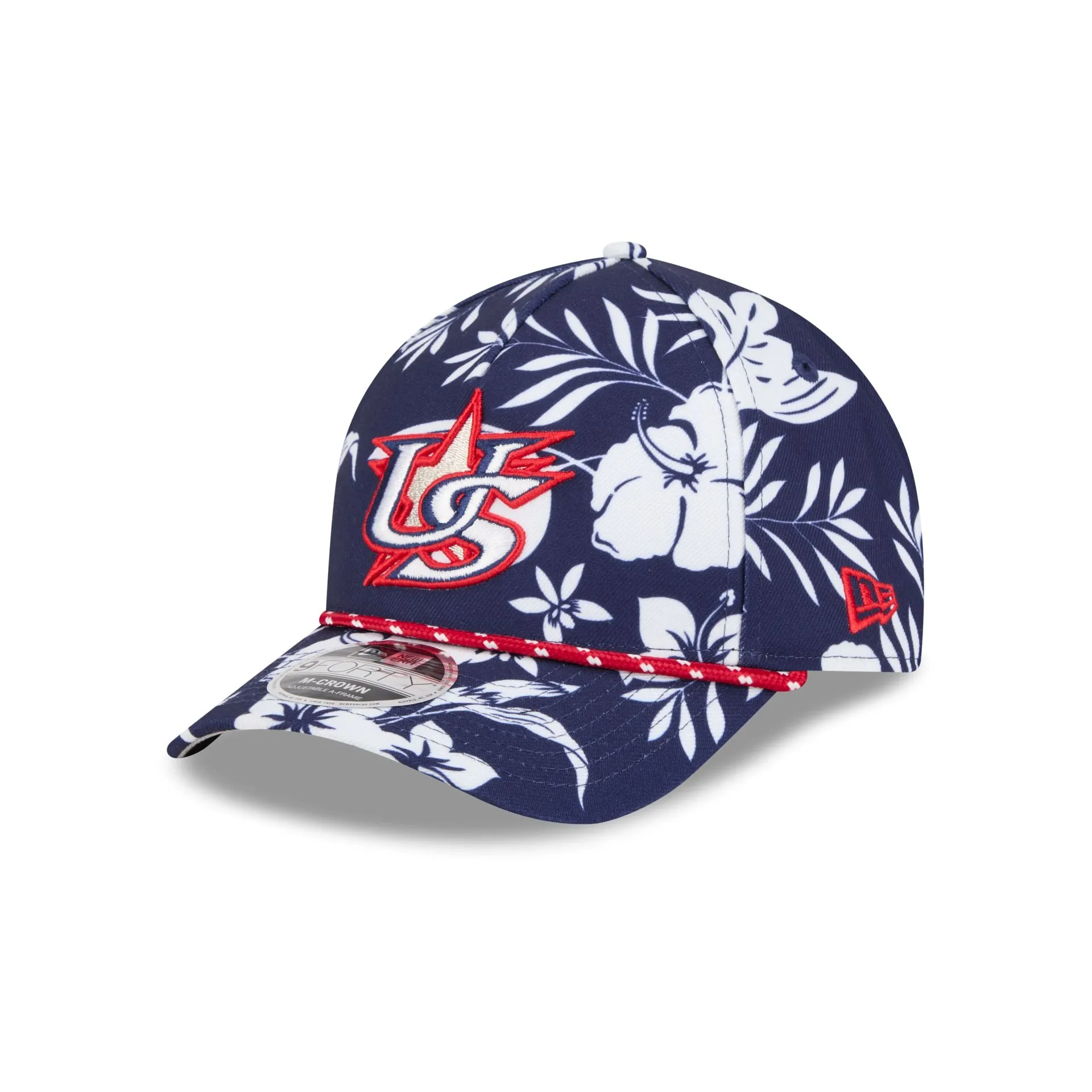 USA Floral 9FORTY M-Crown A-Frame Snapback Hat sold by New Era
