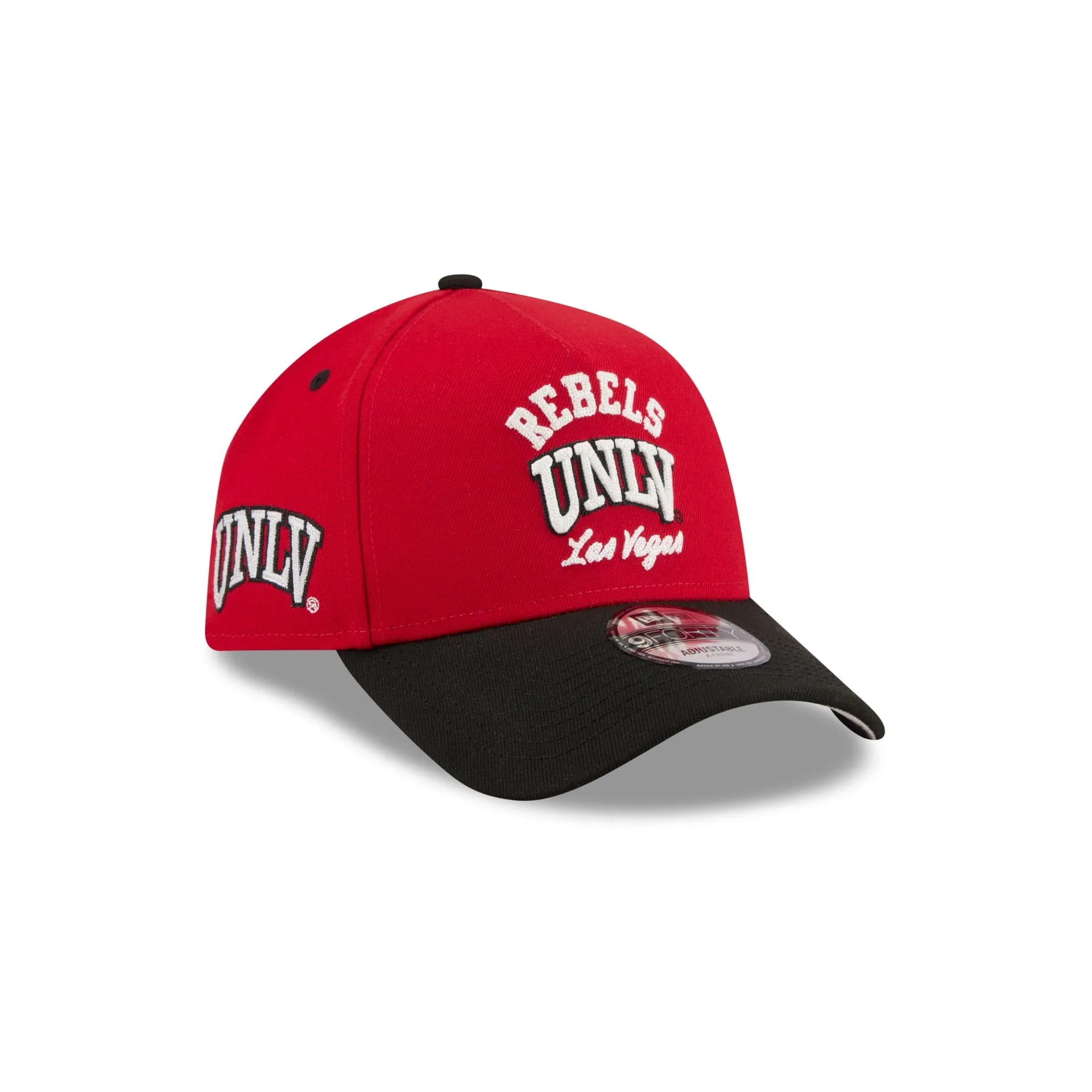 UNLV Runnin' Rebels Arched 9FORTY A-Frame Snapback Hat sold by New Era