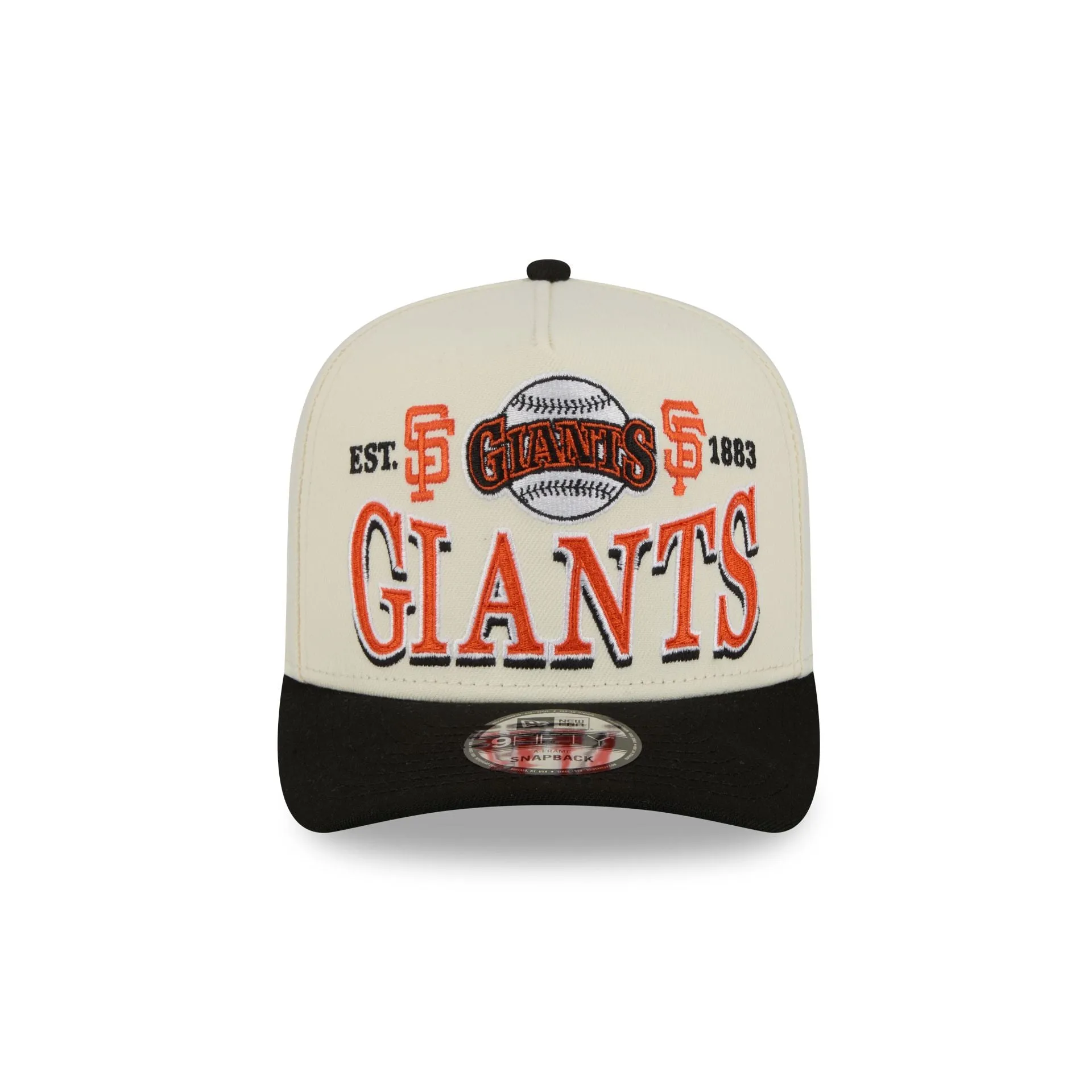 San Francisco Giants Three Hit Chrome White 9FIFTY A-Frame Snapback Hat sold by New Era product image thumbnail 2