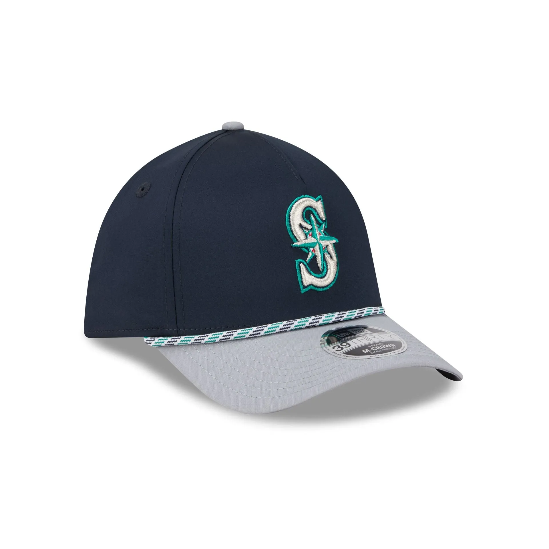 Seattle Mariners Rope 39THIRTY M-Crown A-Frame Stretch Fit Hat sold by New Era product image thumbnail 3