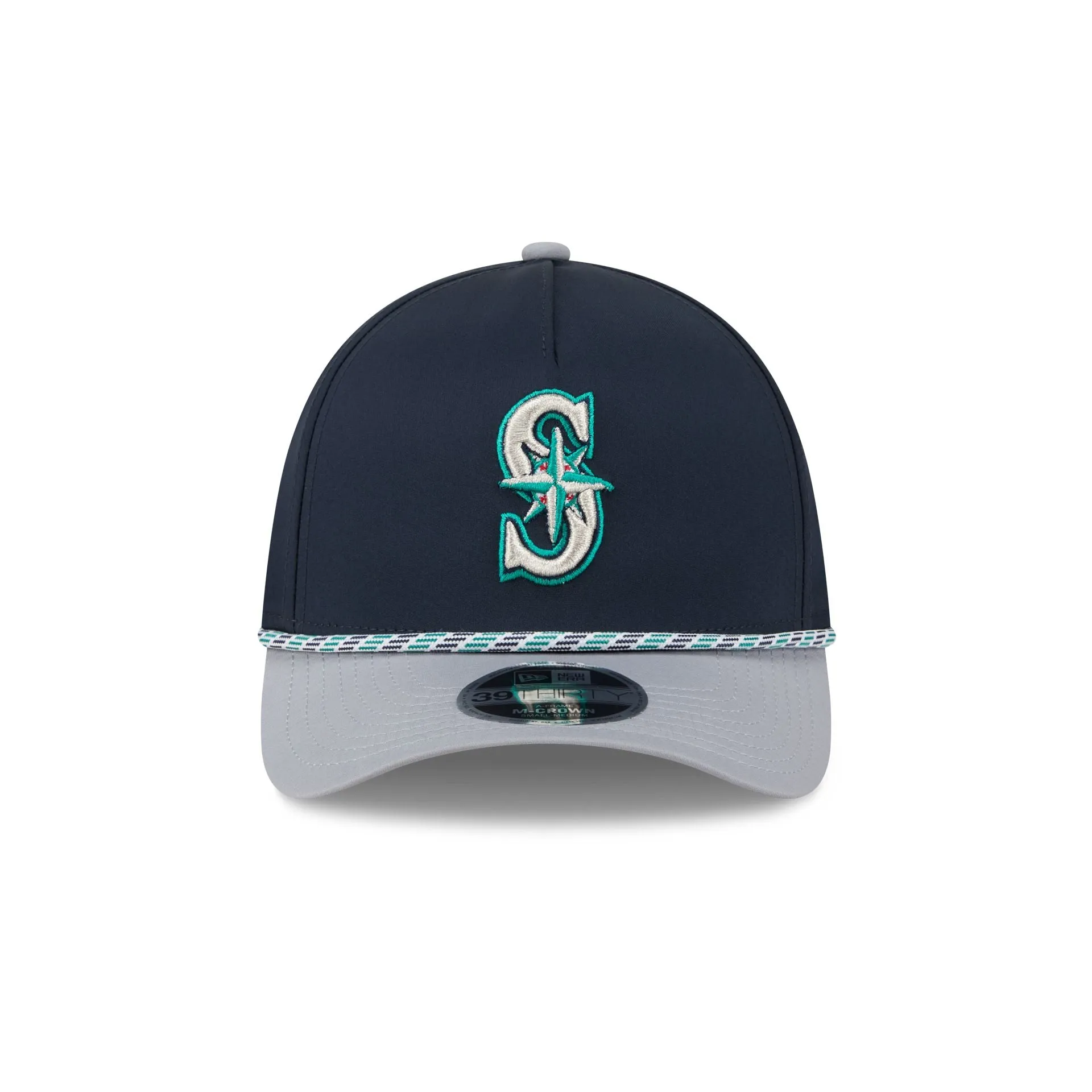 Seattle Mariners Rope 39THIRTY M-Crown A-Frame Stretch Fit Hat sold by New Era product image thumbnail 2