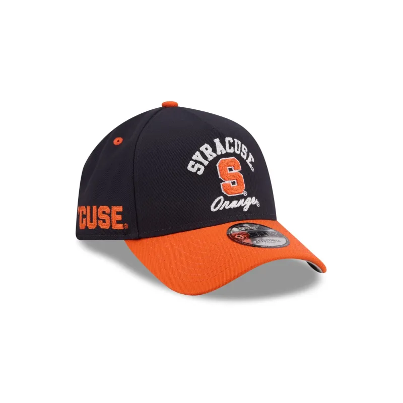 Syracuse Orange Arched 9FORTY A-Frame Snapback Hat made by New Era