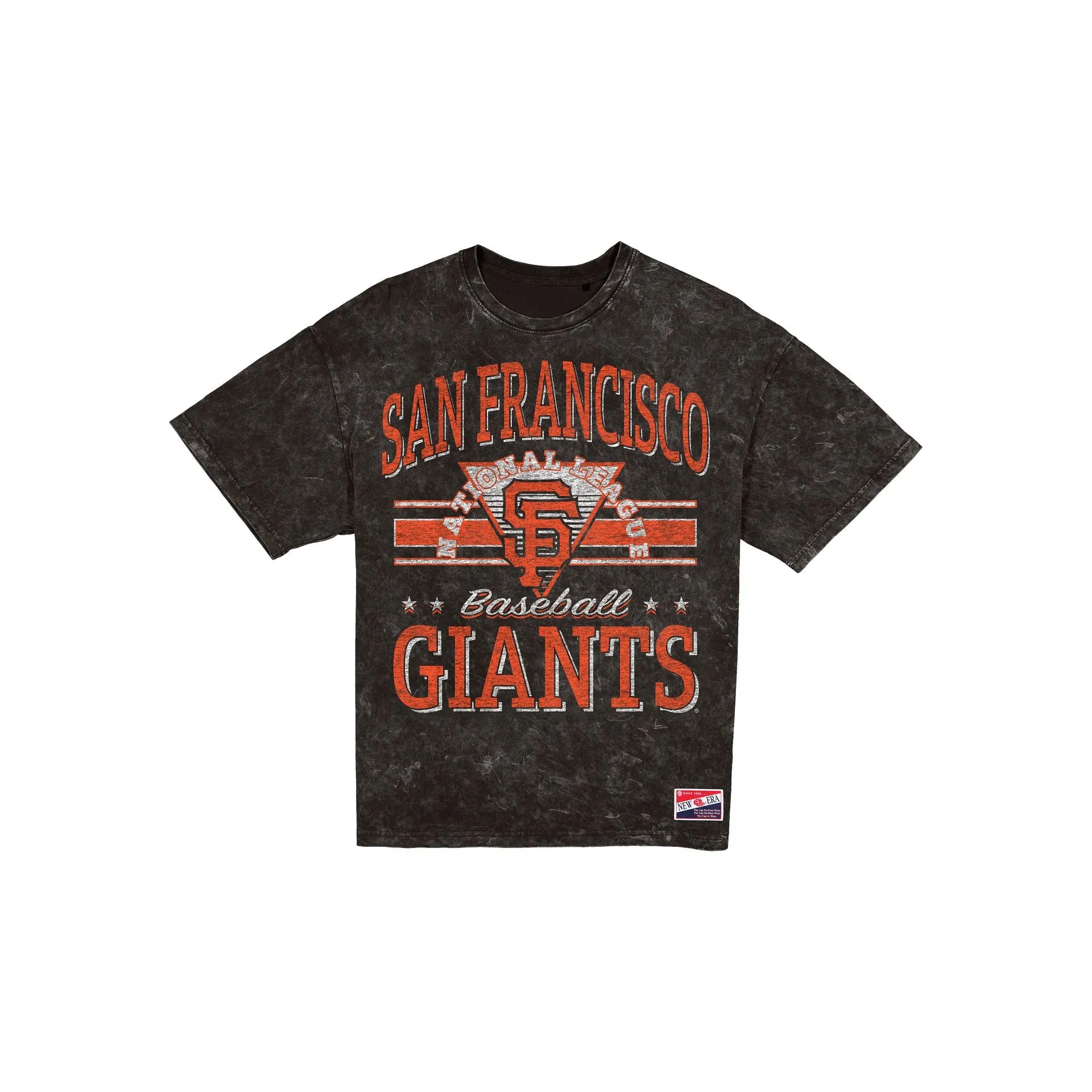 San Francisco Giants Throwback Vintage Wash Women's T-Shirt sold by New Era