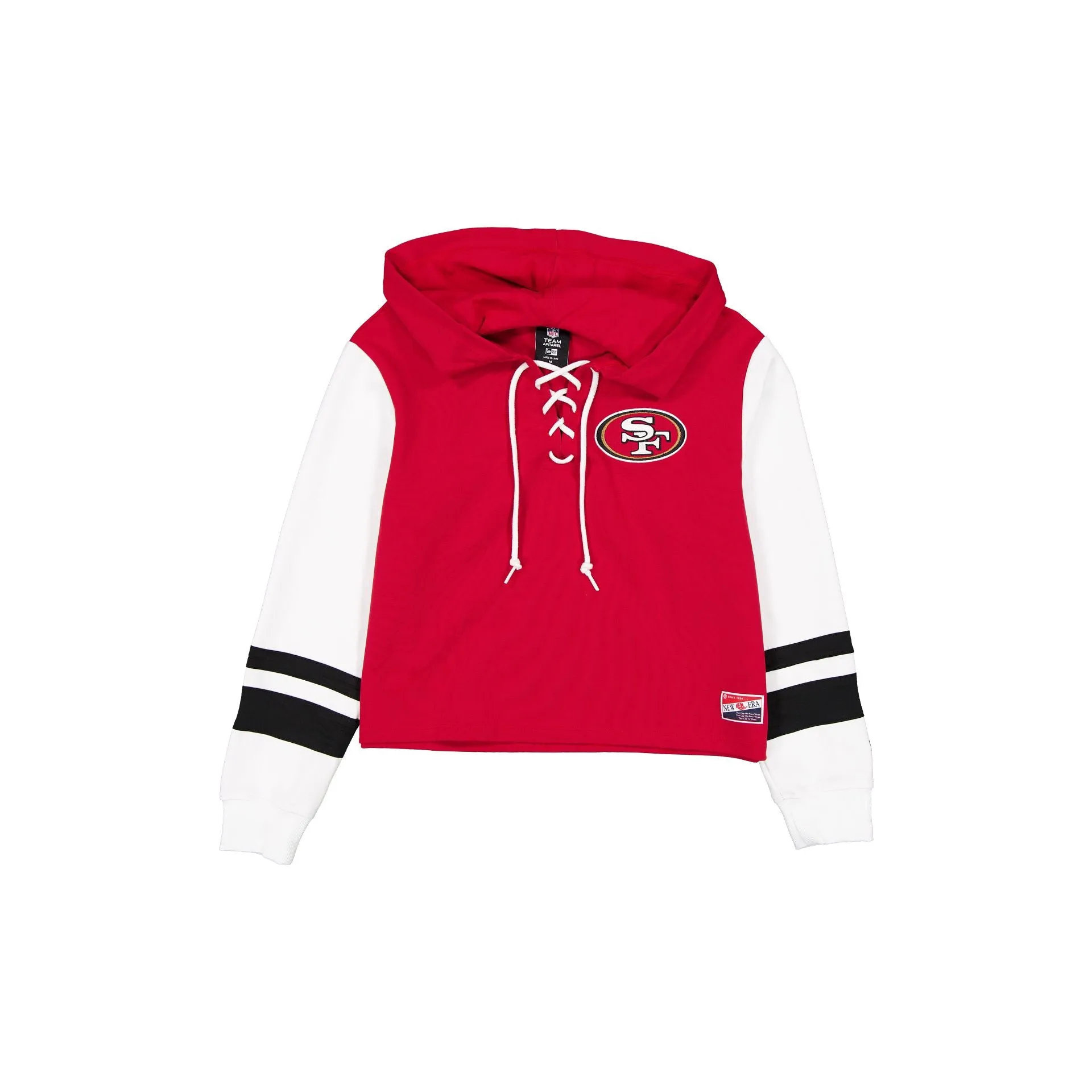 San Francisco 49ers Throwback Tie Women's Hoodie sold by New Era