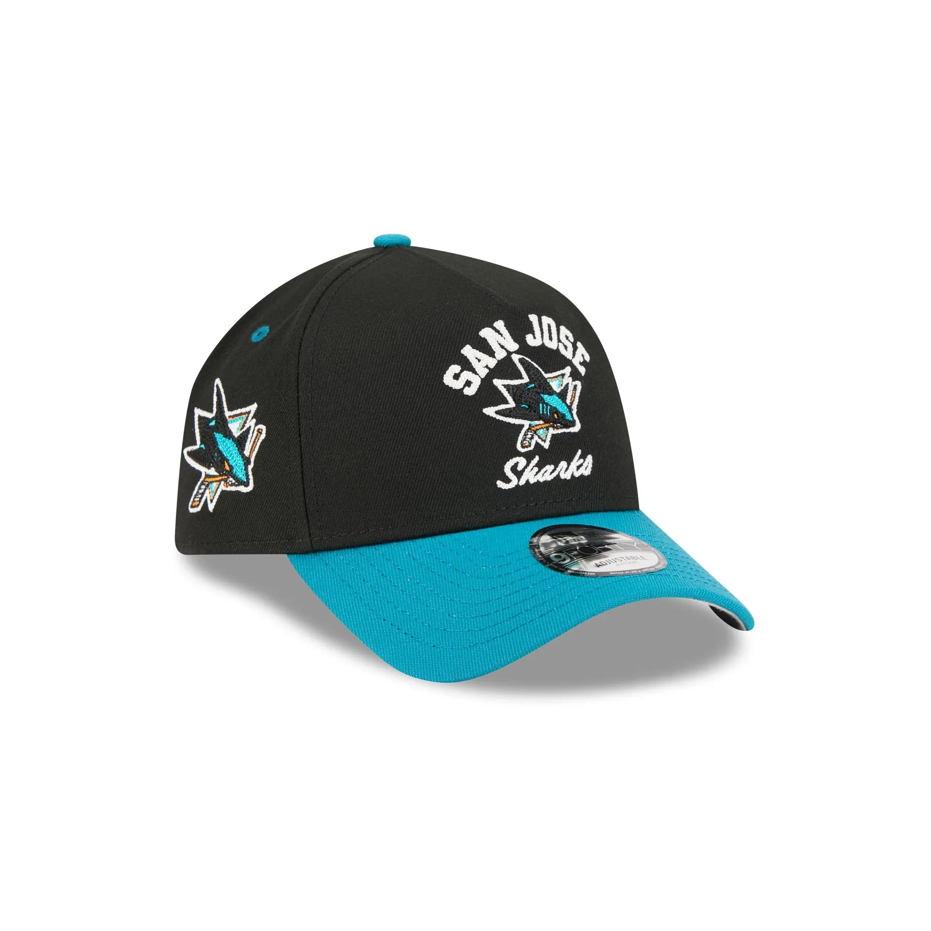 San Jose Sharks Arched 9FORTY A-Frame Snapback Hat sold by New Era