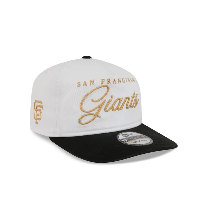 San Francisco Giants Gold Scripted 19TWENTY Adjustable Hat sold by New Era