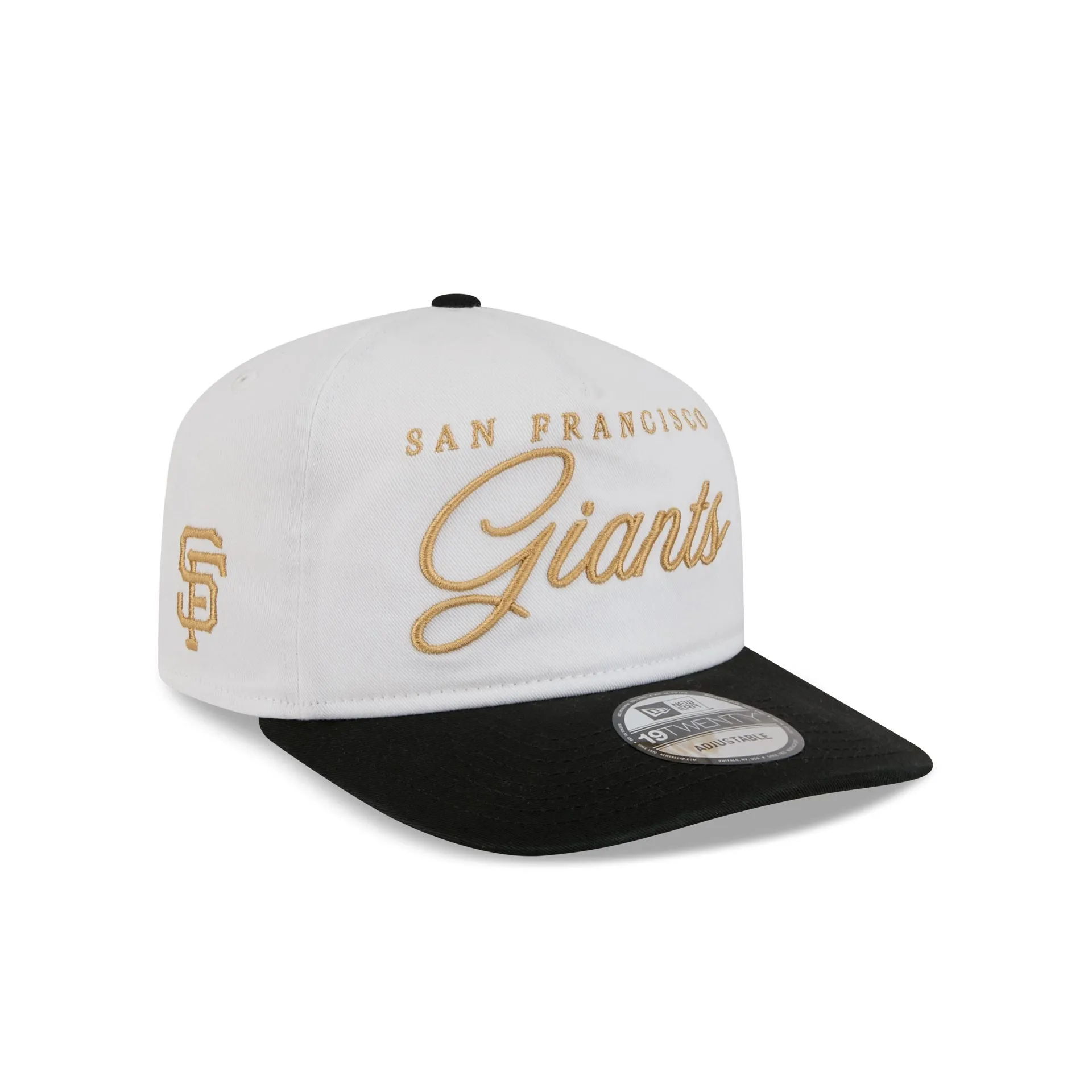San Francisco Giants Gold Scripted 19TWENTY Adjustable Hat sold by New Era