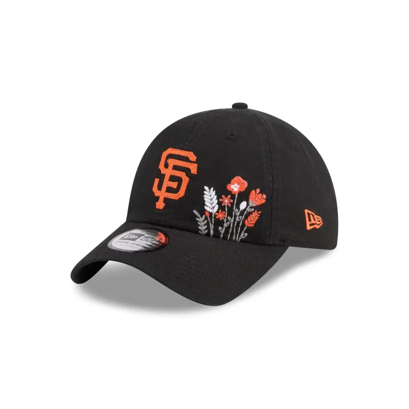 San Francisco Giants Wildflower Casual Classic Adjustable Hat made by New Era
