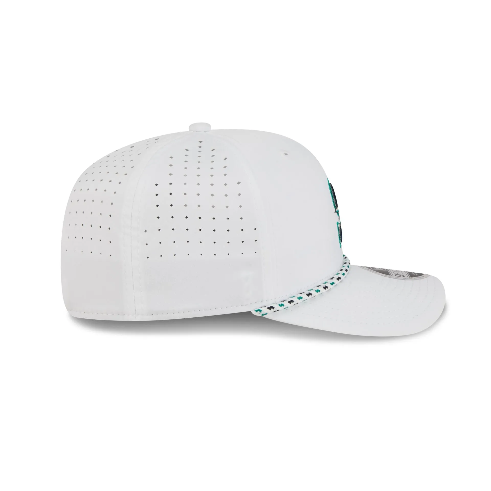 Seattle Mariners Optic White Performance Rope 9SEVENTY Stretch-Snap Hat sold by New Era product image thumbnail 5