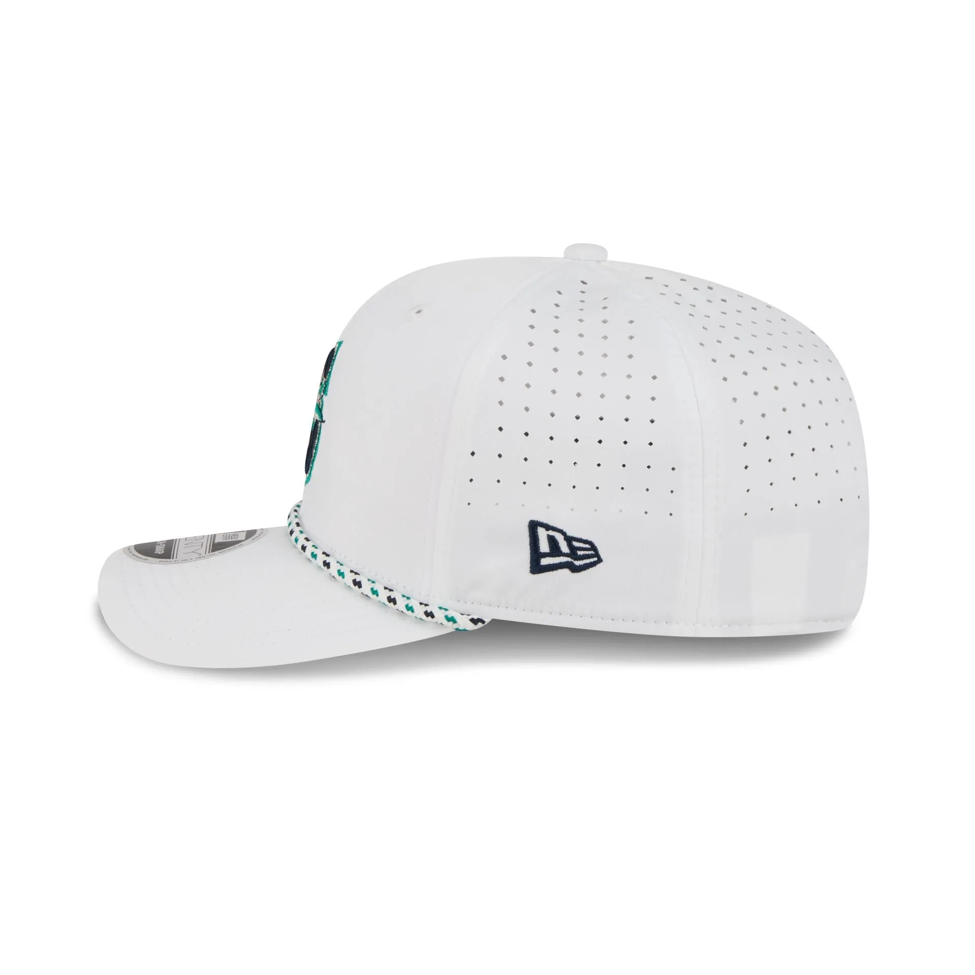 Seattle Mariners Optic White Performance Rope 9SEVENTY Stretch-Snap Hat sold by New Era product image thumbnail 4