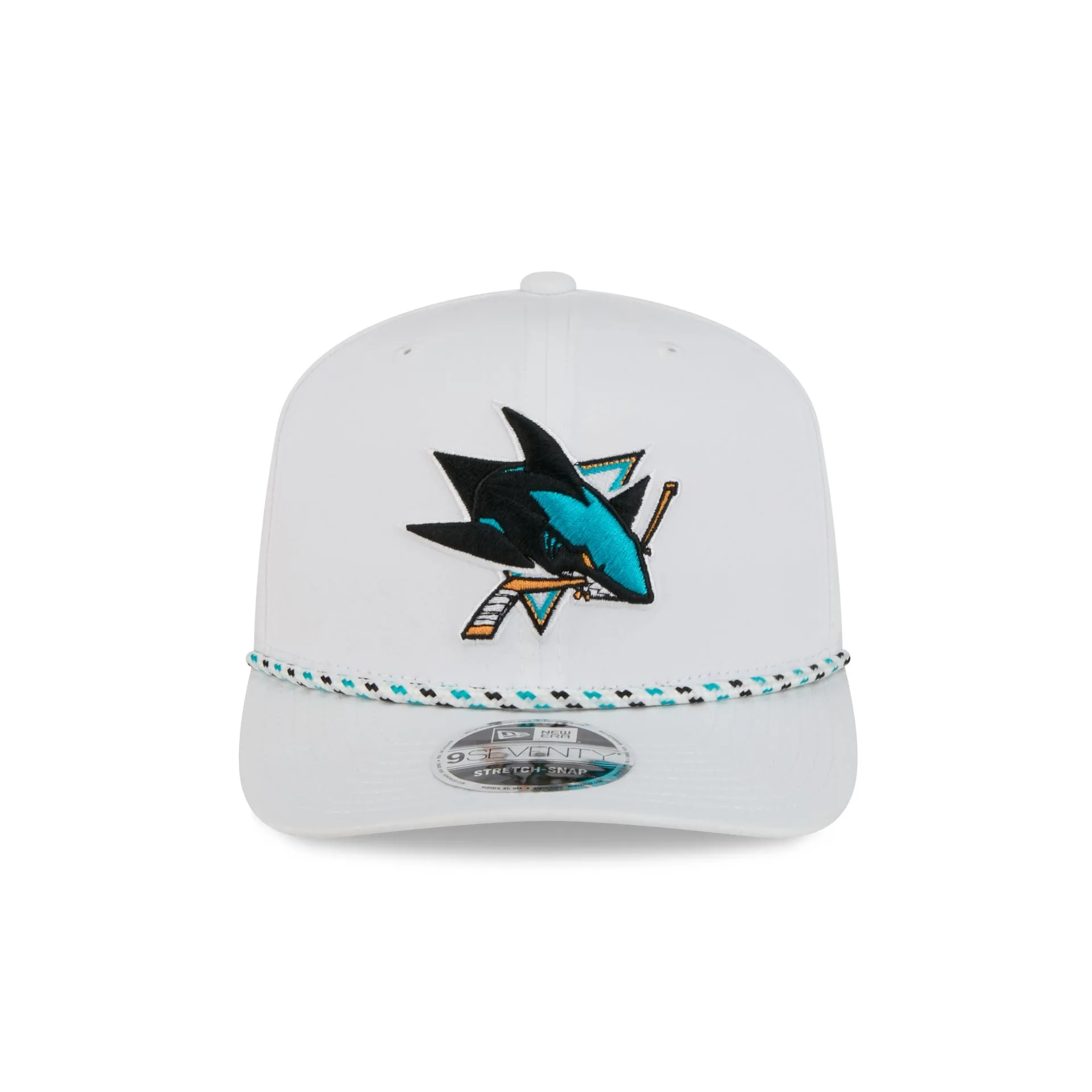 San Jose Sharks Optic White Performance Rope 9SEVENTY Stretch-Snap Hat sold by New Era product image thumbnail 2