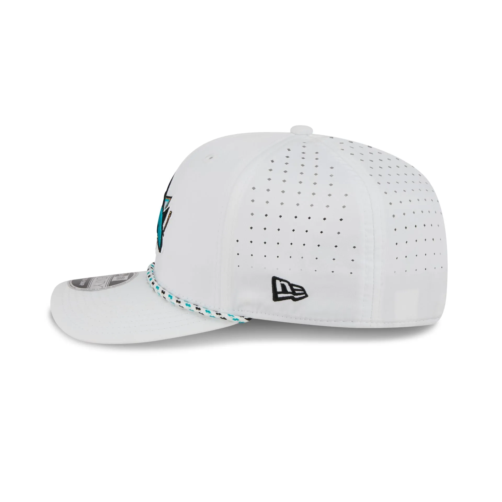 San Jose Sharks Optic White Performance Rope 9SEVENTY Stretch-Snap Hat sold by New Era product image thumbnail 4